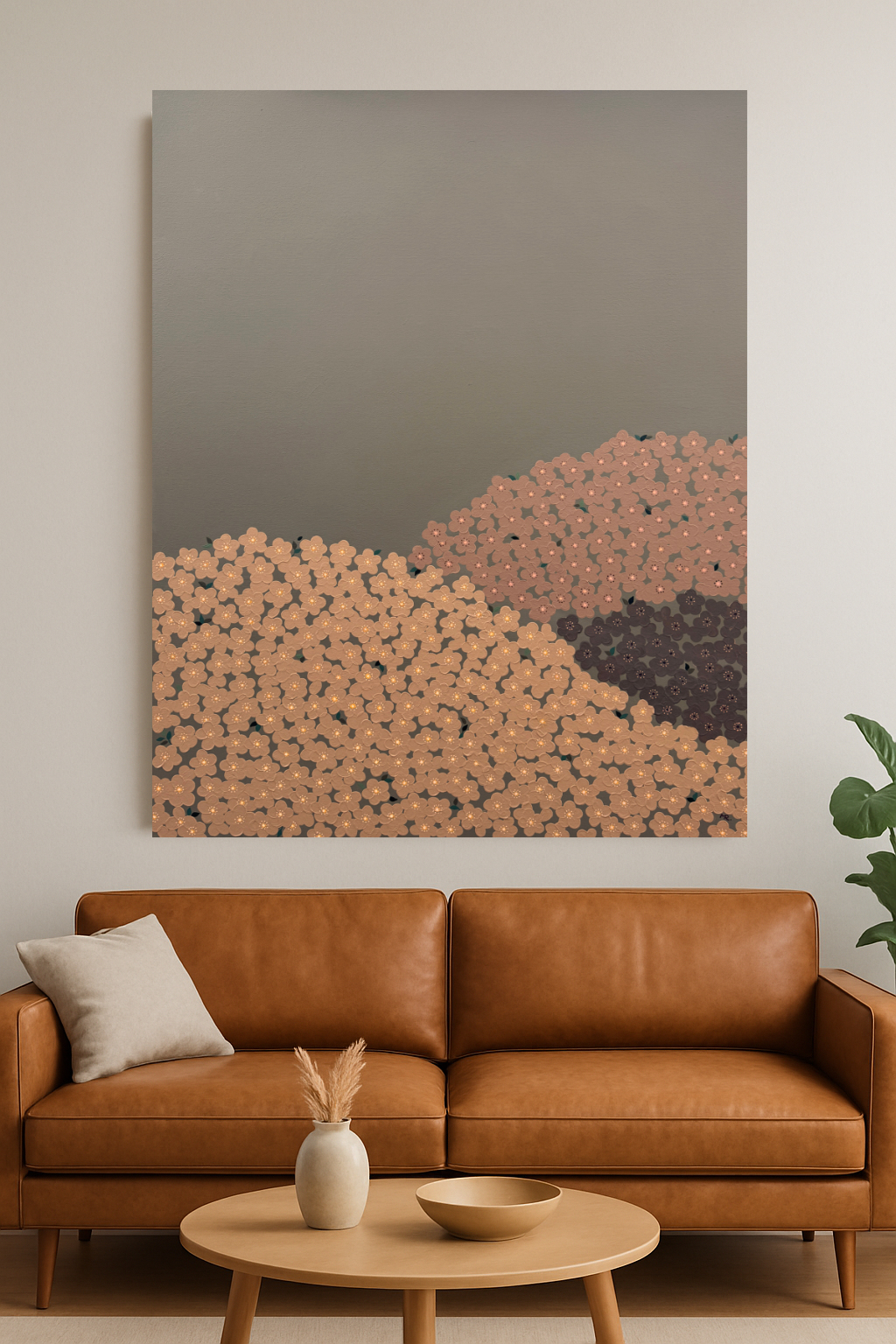 Min Ray Minimalist Flowers Interior Cherry Blossom 7 Insitu5