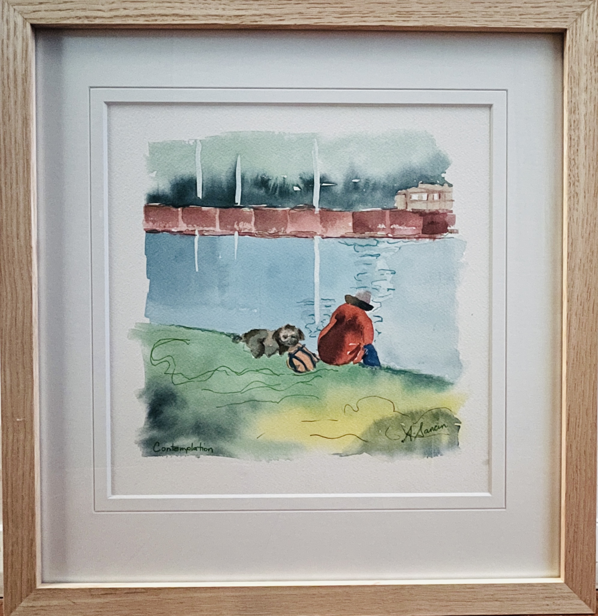 Contemplation Framed