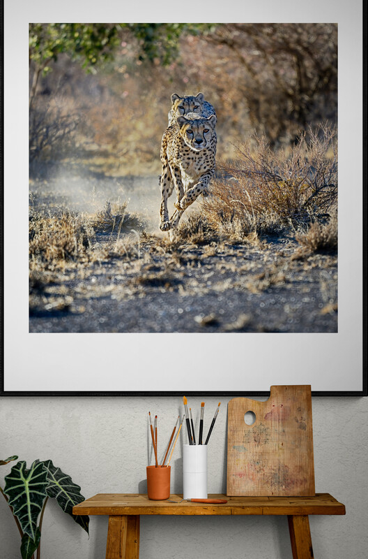 Artists Side Table With Brushes And Palette