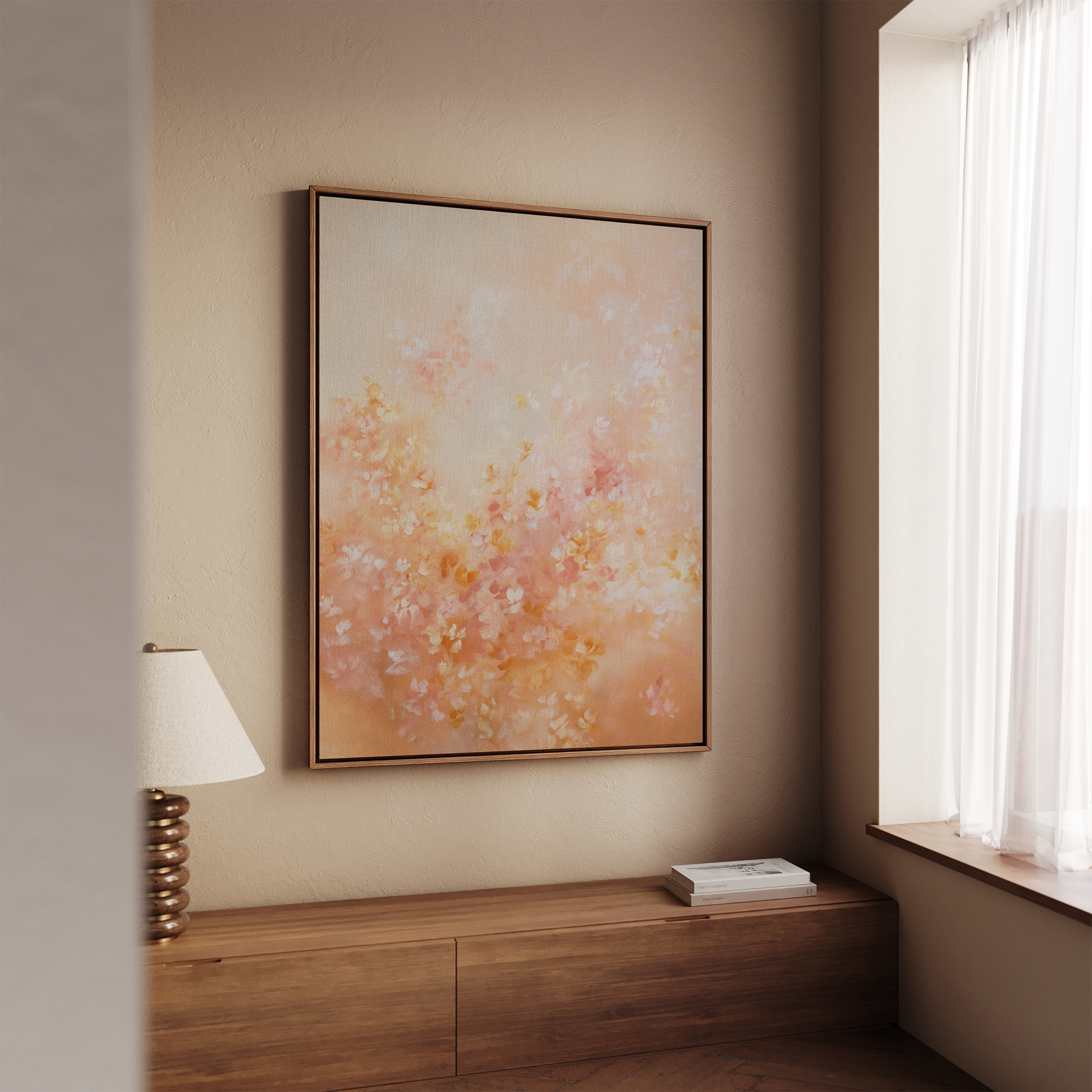 Sit Into The Pause Abstract Original Painting By Australian Artist Dana Trijbetz Image 3