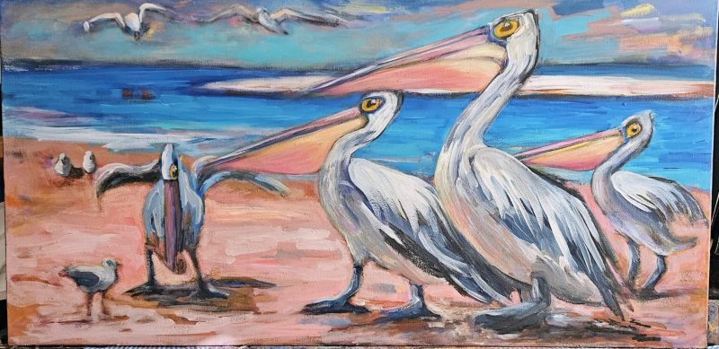 Pelicans retreat