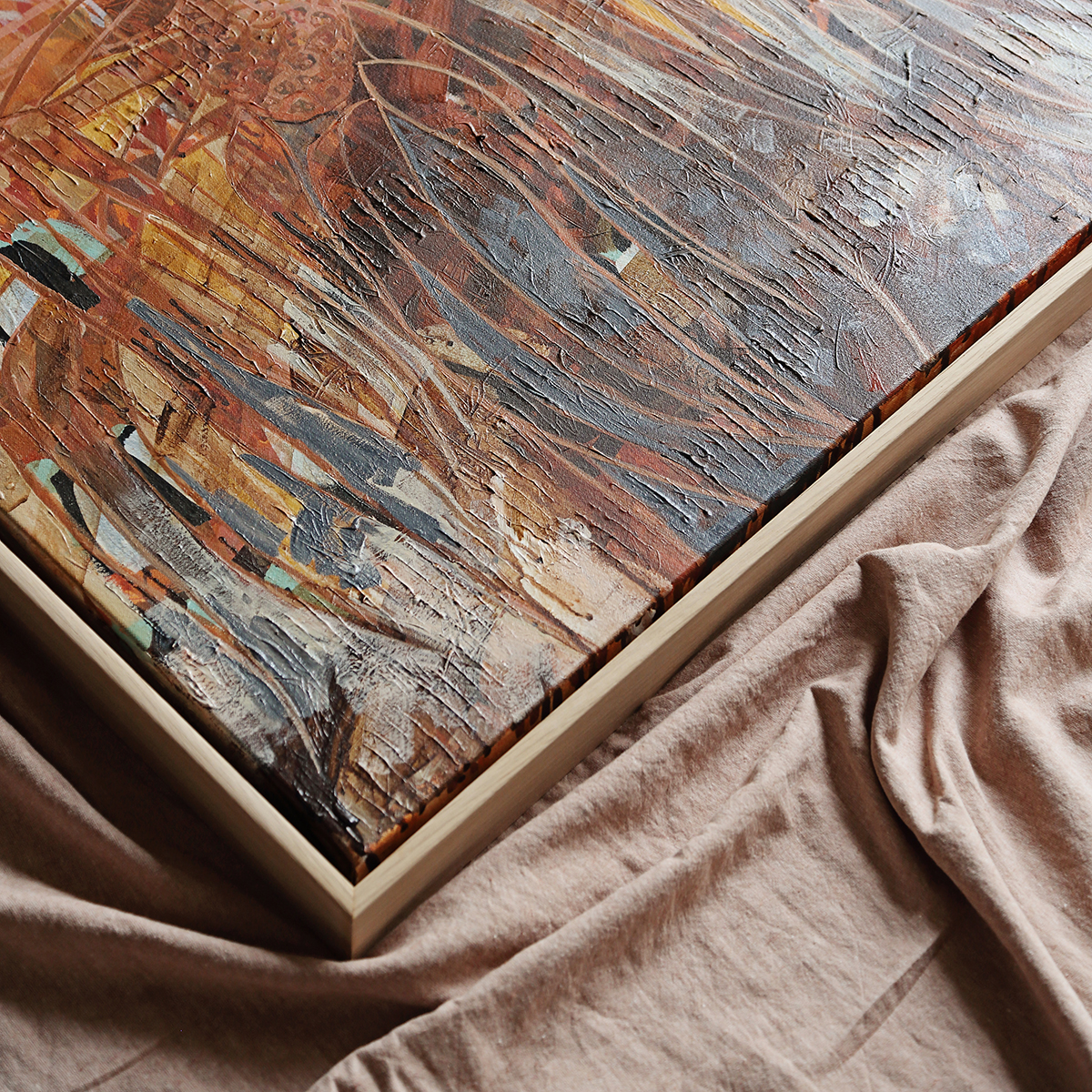 Lr 029 Pandanus Moment Iii Smith & Brooks Pandanus Artwork Screw Pine Gold Coast