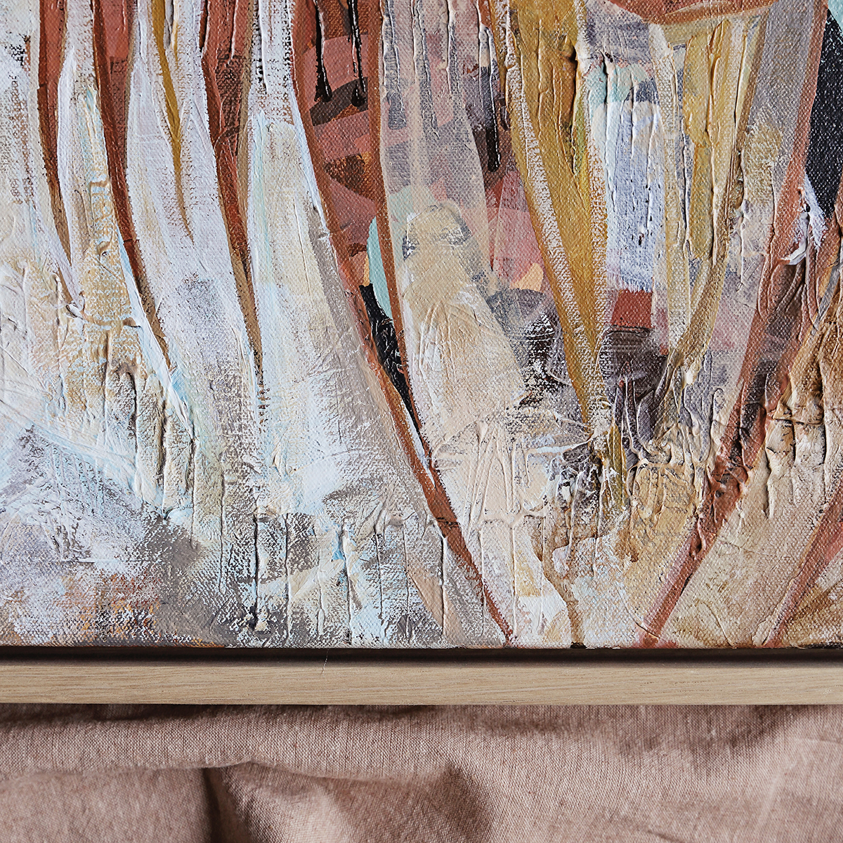 Lr 038 Pandanus Moment Iii Smith & Brooks Pandanus Artwork Screw Pine Gold Coast