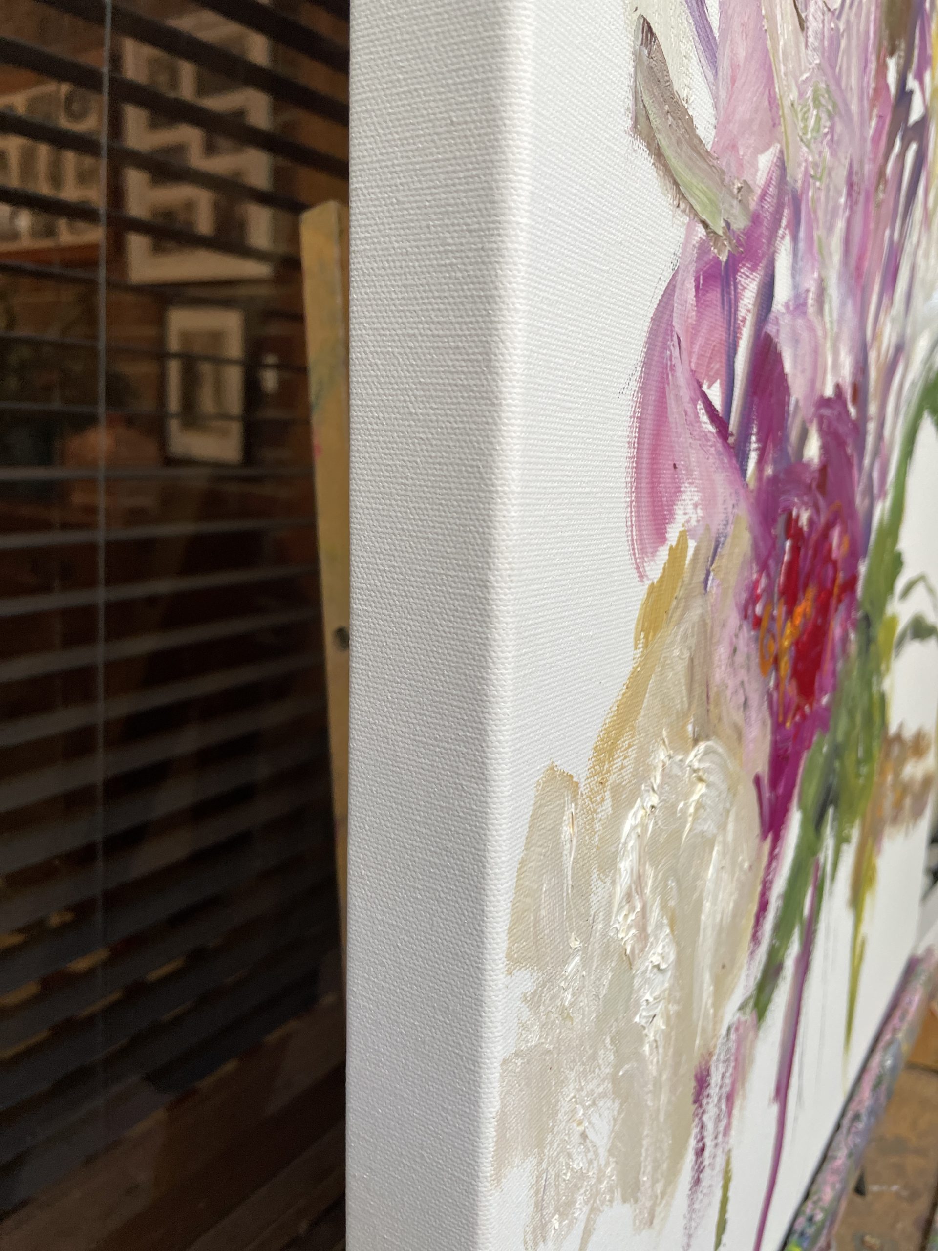 Fallen Iris Petals 3 Side View