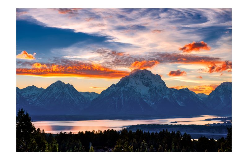 Teton Alpenglow: Jackson Lake Twilight
