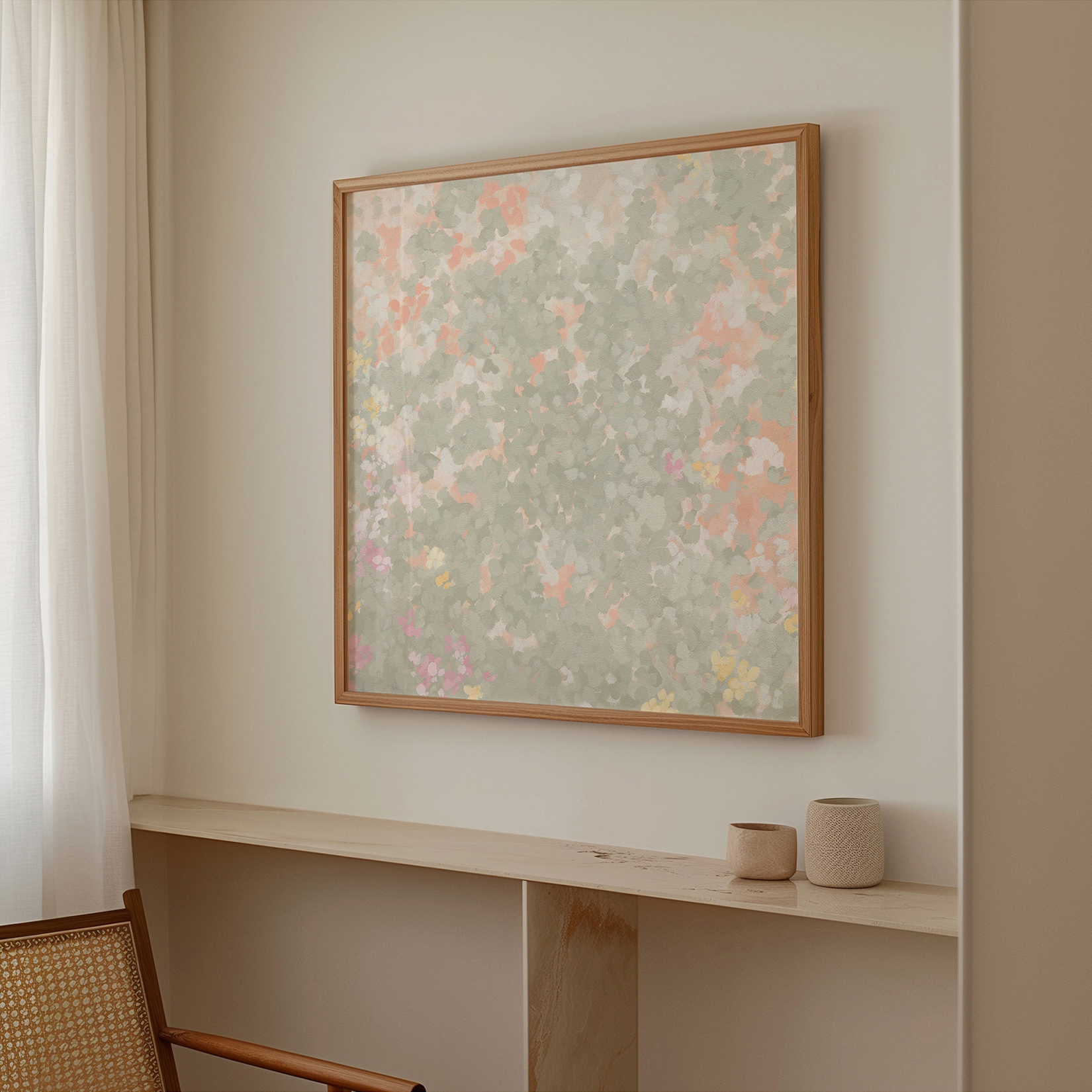 Slowing Down To Notice Abstract Original Painting By Australian Artist Dana Trijbetz Image 5