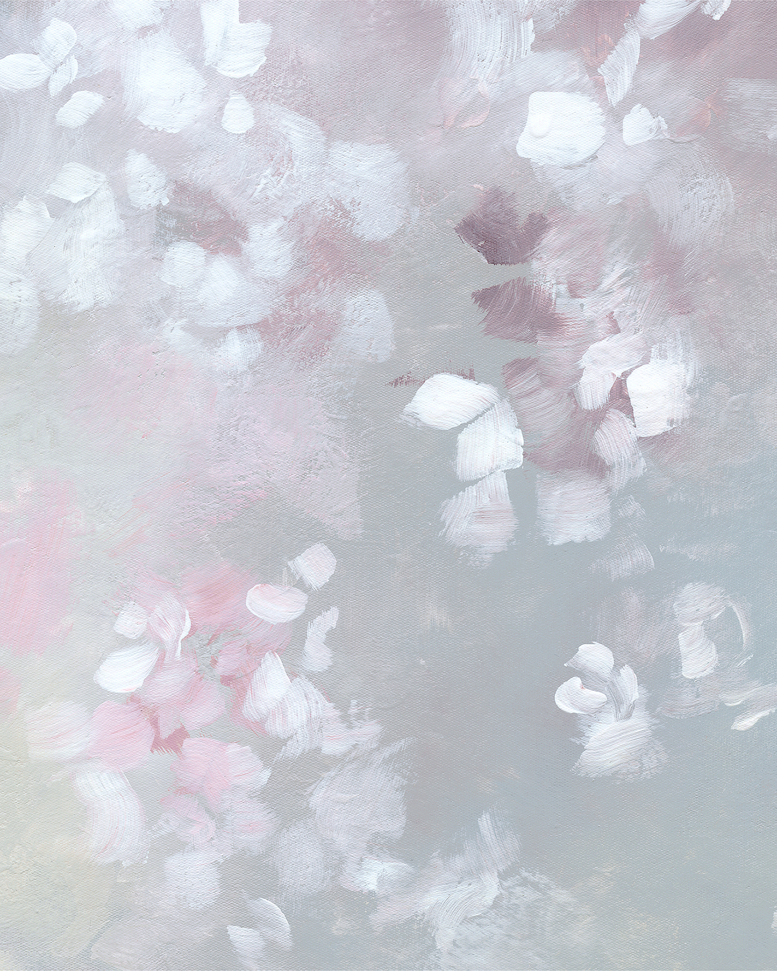 After A Winter Abstract Original Painting By Australian Artist Dana Trijbetz Closeup 2