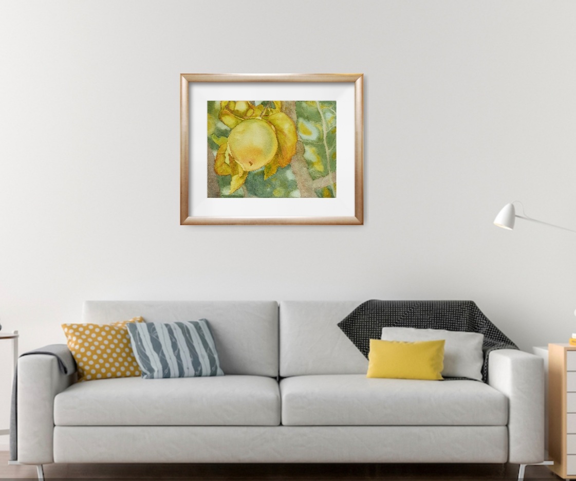 Quince On Wall 48x38