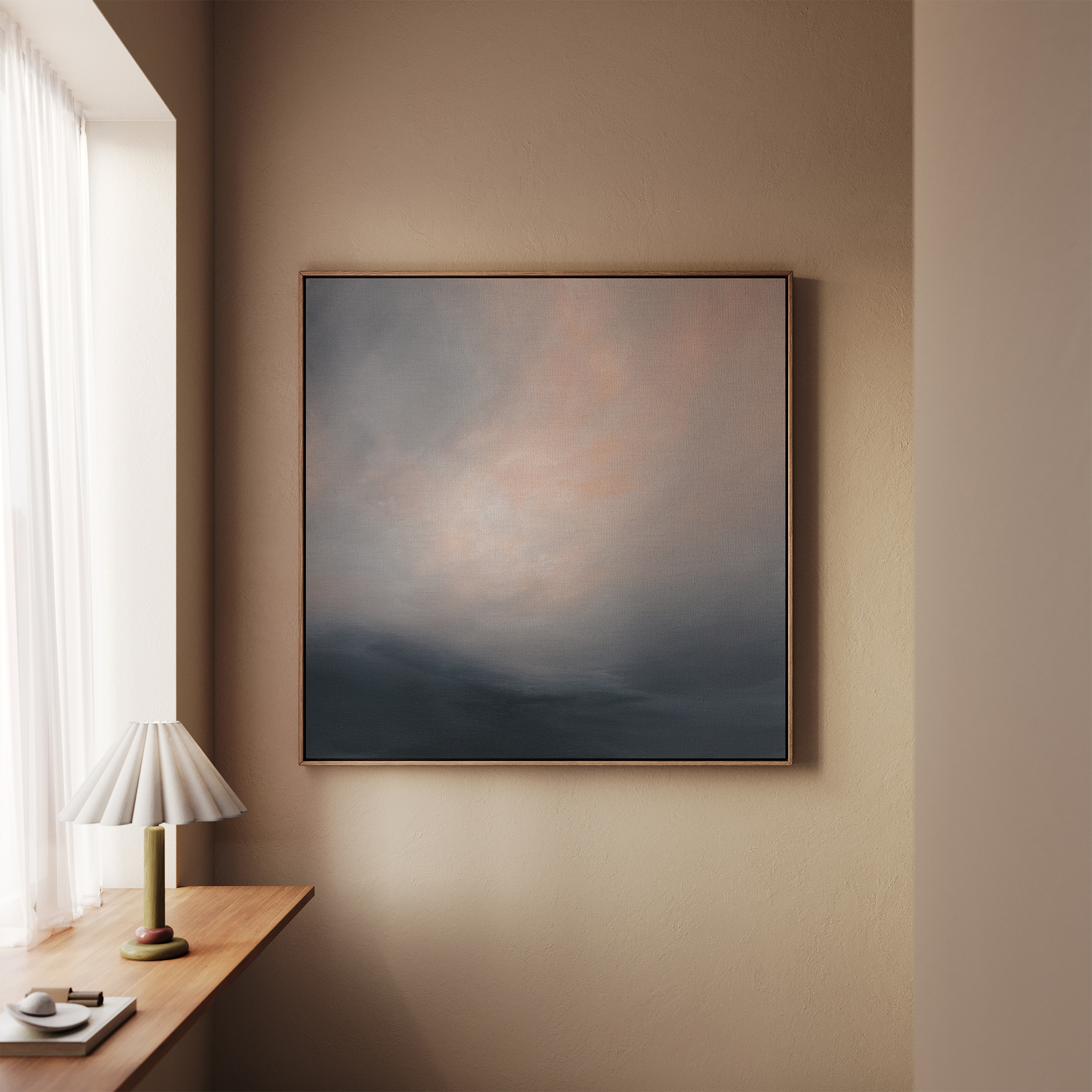 Even In The Dark Abstract Landscape Original Painting By Australian Artist Dana Trijbetz Image 3