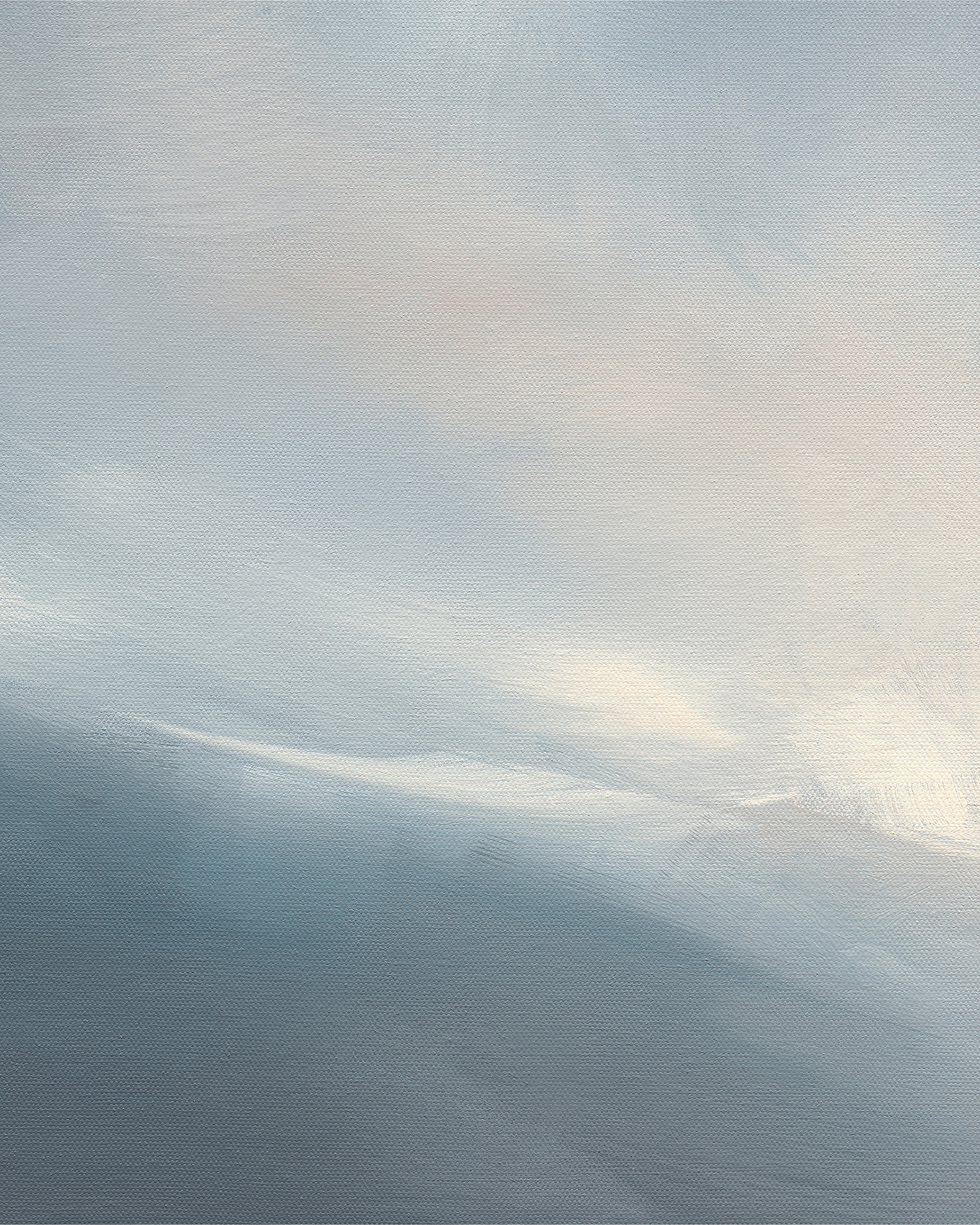 A First Phrase Of Melody Abstract Landscape Original Painting By Australian Artist Dana Trijbetz Closeup 1