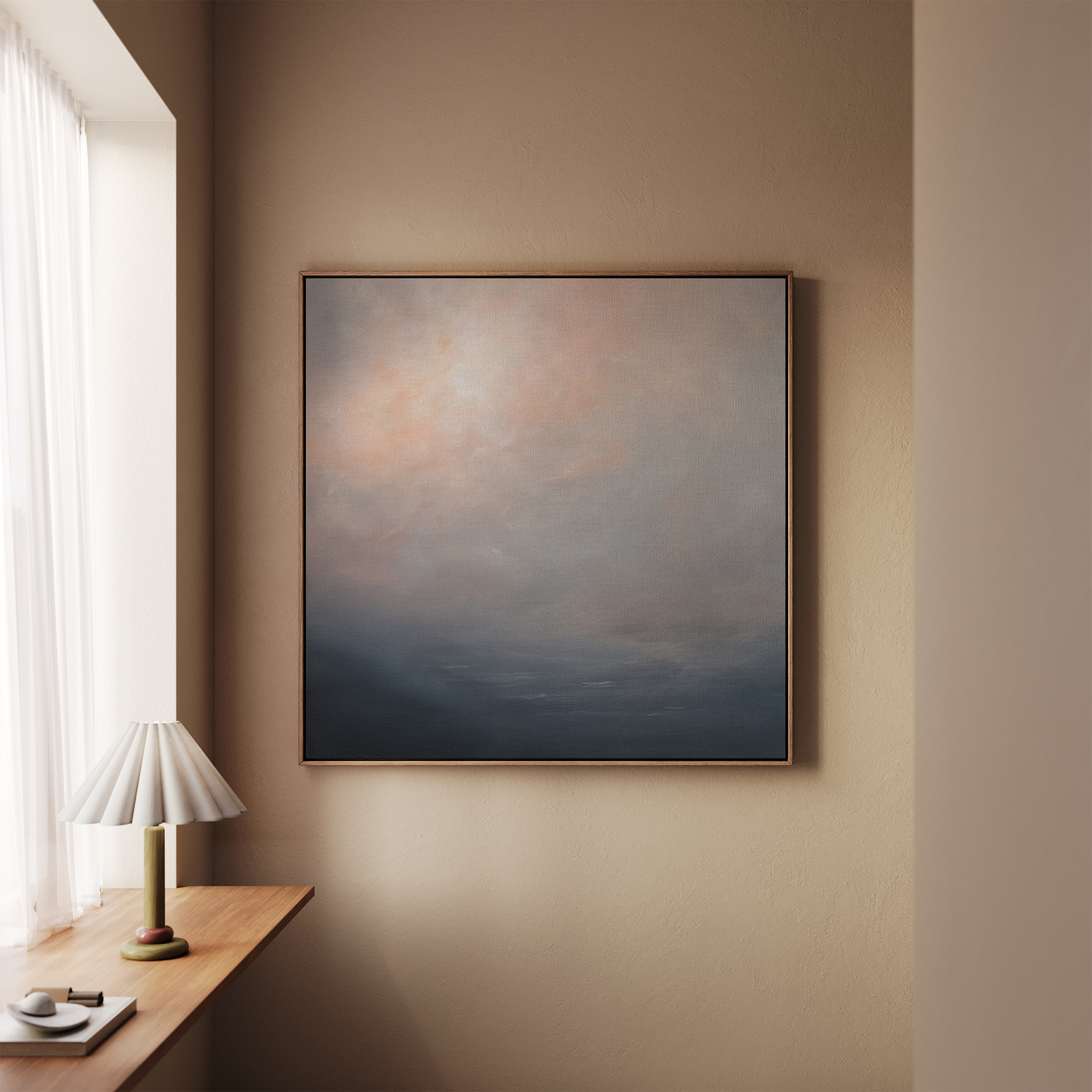 Somewhere To Come Back To Abstract Landscape Original Painting By Australian Artist Dana Trijbetz Image 3