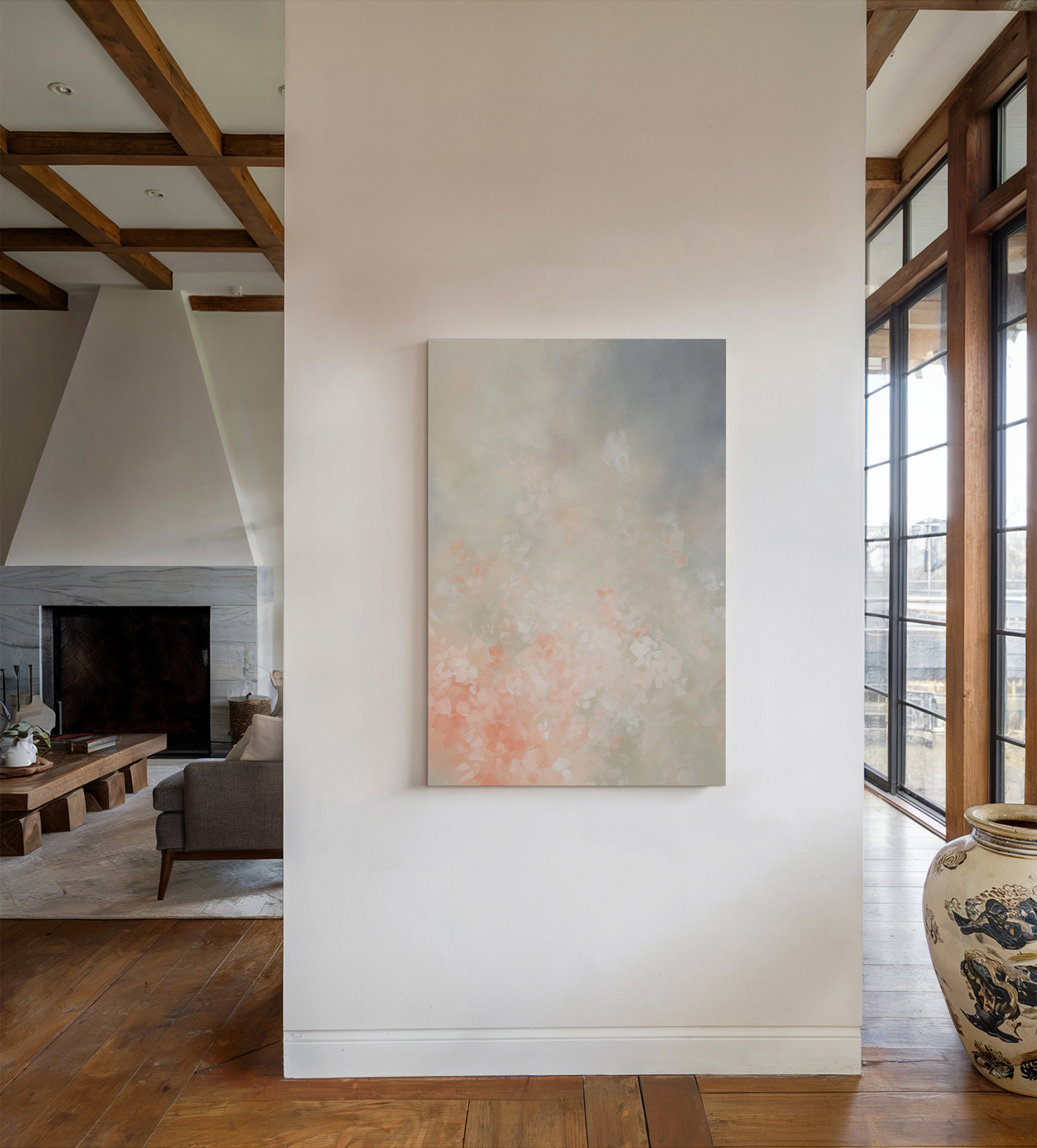 Meandering Abstract Original Painting By Australian Artist Dana Trijbetz Image 2