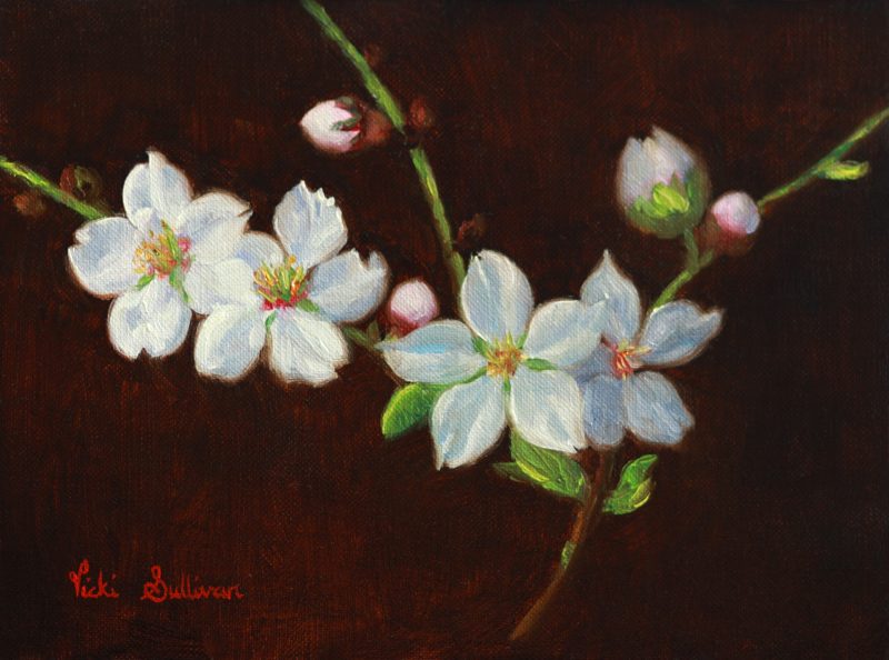 Almond Blossom sprig