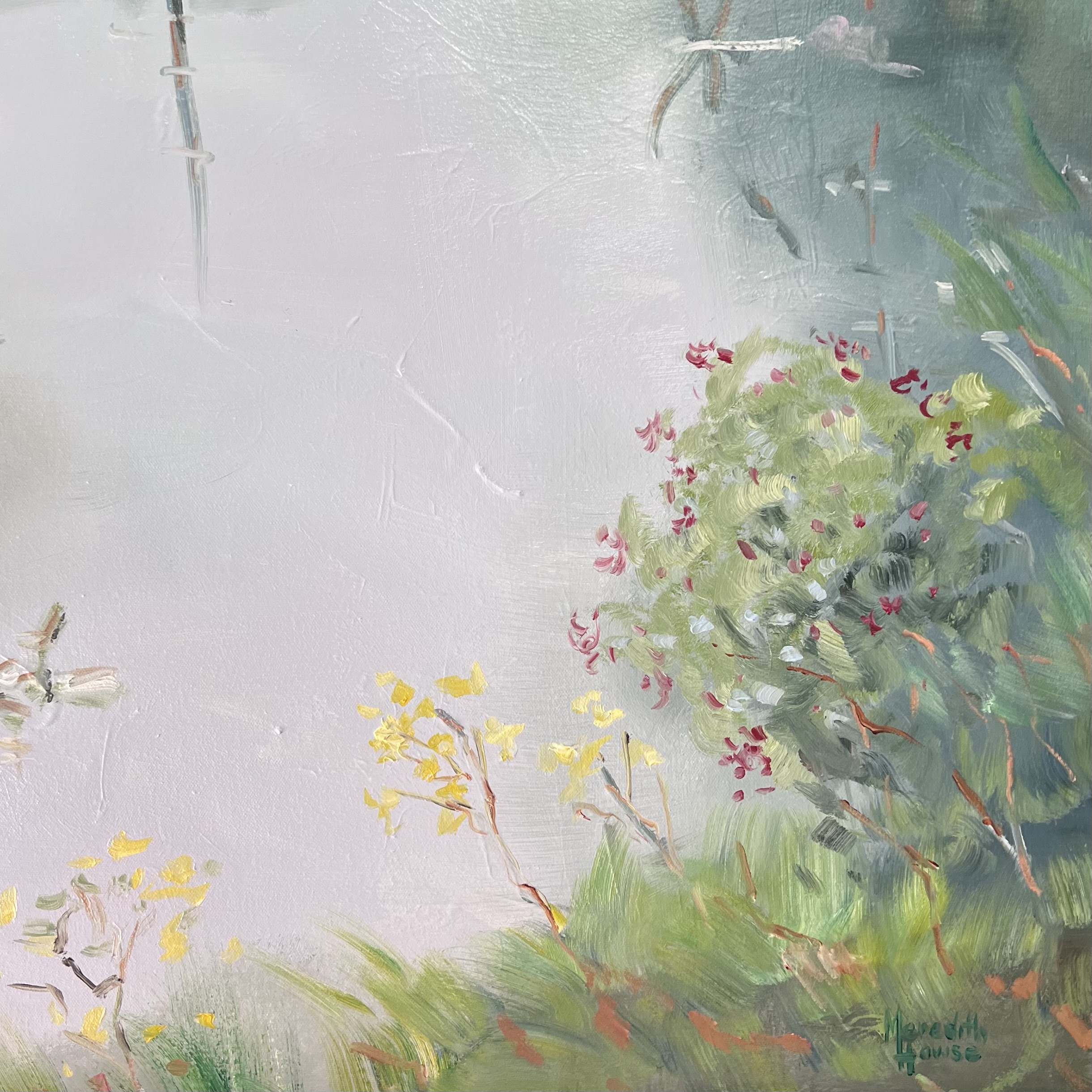 Close Up Dead Tree Marsh