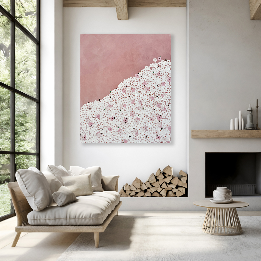 Min Ray Minimalist Flowers Interior Cherry Blossom 6 Insitu 4
