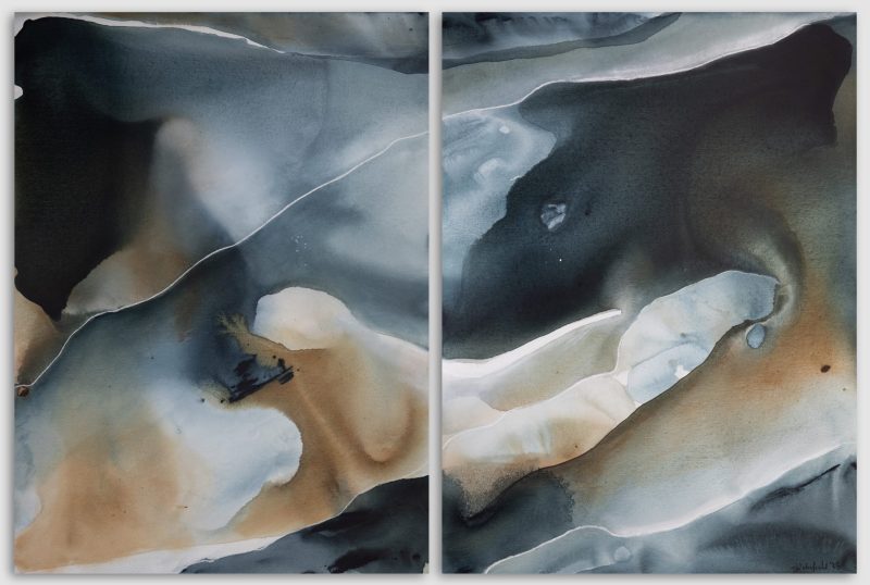 Cloud Burst (diptych)