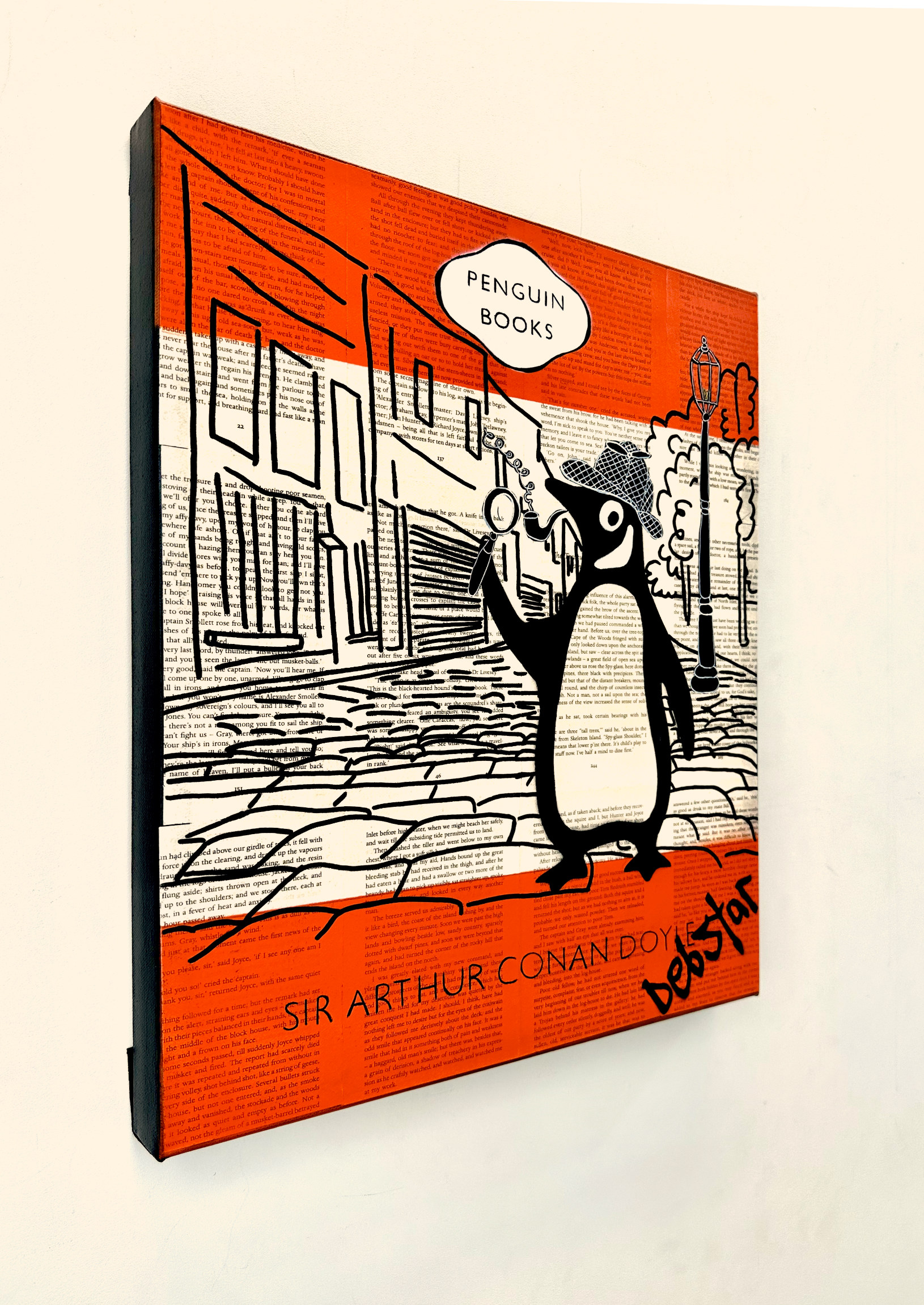 Penguin Books The Adventures Of Sherlock Holmes 2 Pop Art Deborah Lang Debstar Art Urban Canvas 3