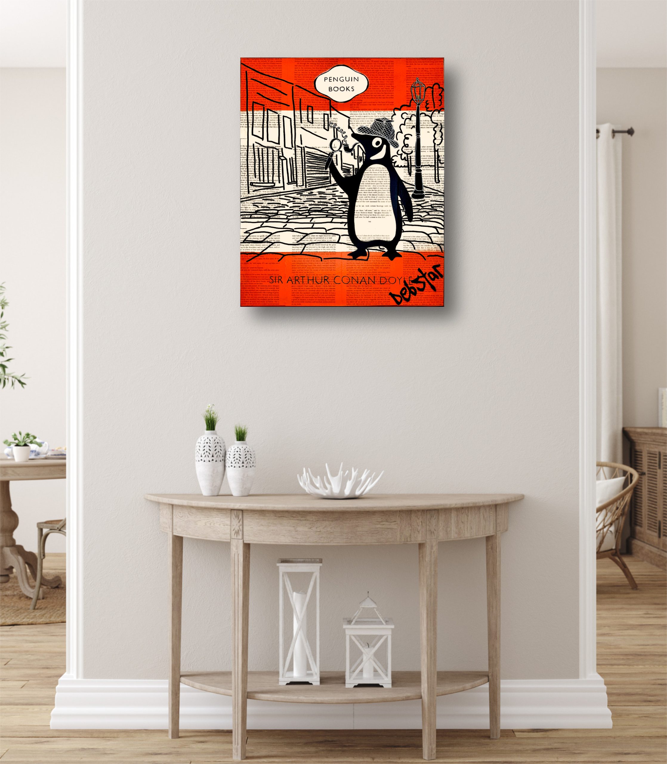 Penguin Books The Adventures Of Sherlock Holmes 2 Pop Art Deborah Lang Debstar Art Urban Canvas 6