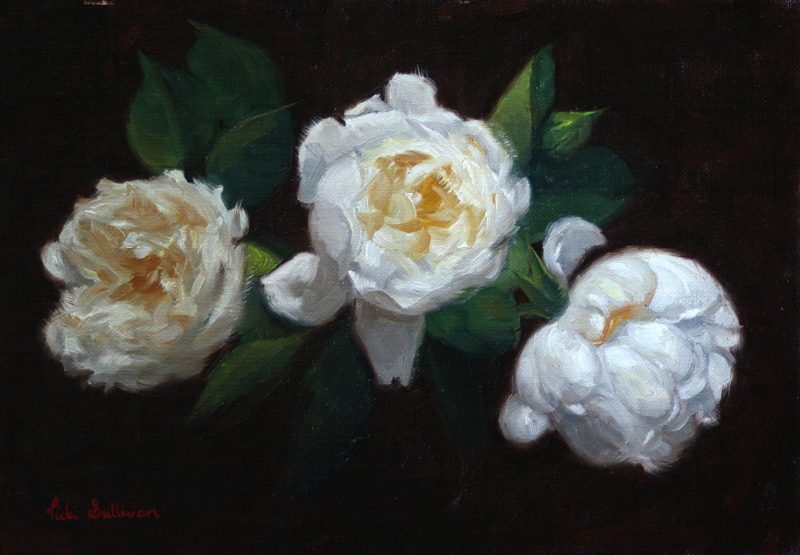 Three White Roses