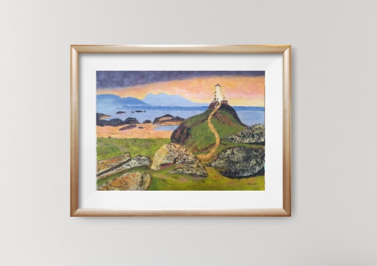 Llandwyn Island 40.6x30.5cm In Frame