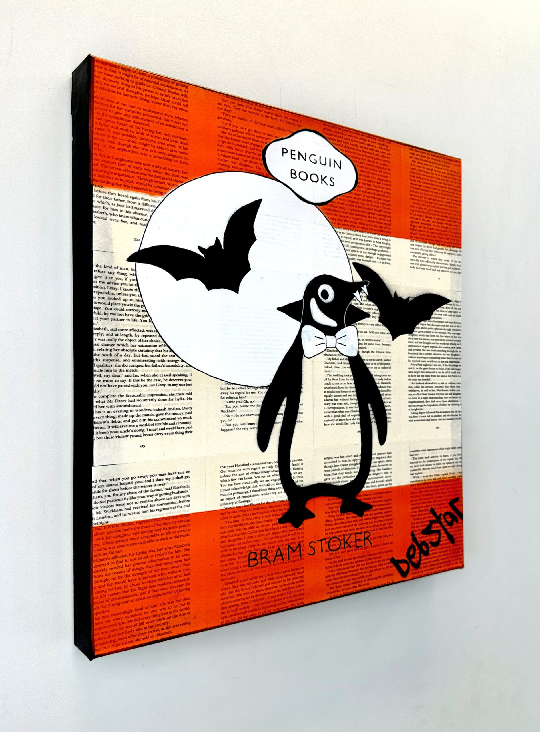 Penguin Book Classics Dracula Pop Art Deborah Lang Art Urban Canvas 3
