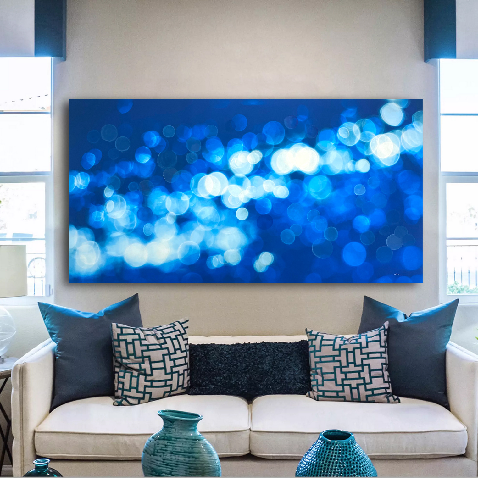 Blue Hour Glitter Blueroom Bruce Peebles Artist