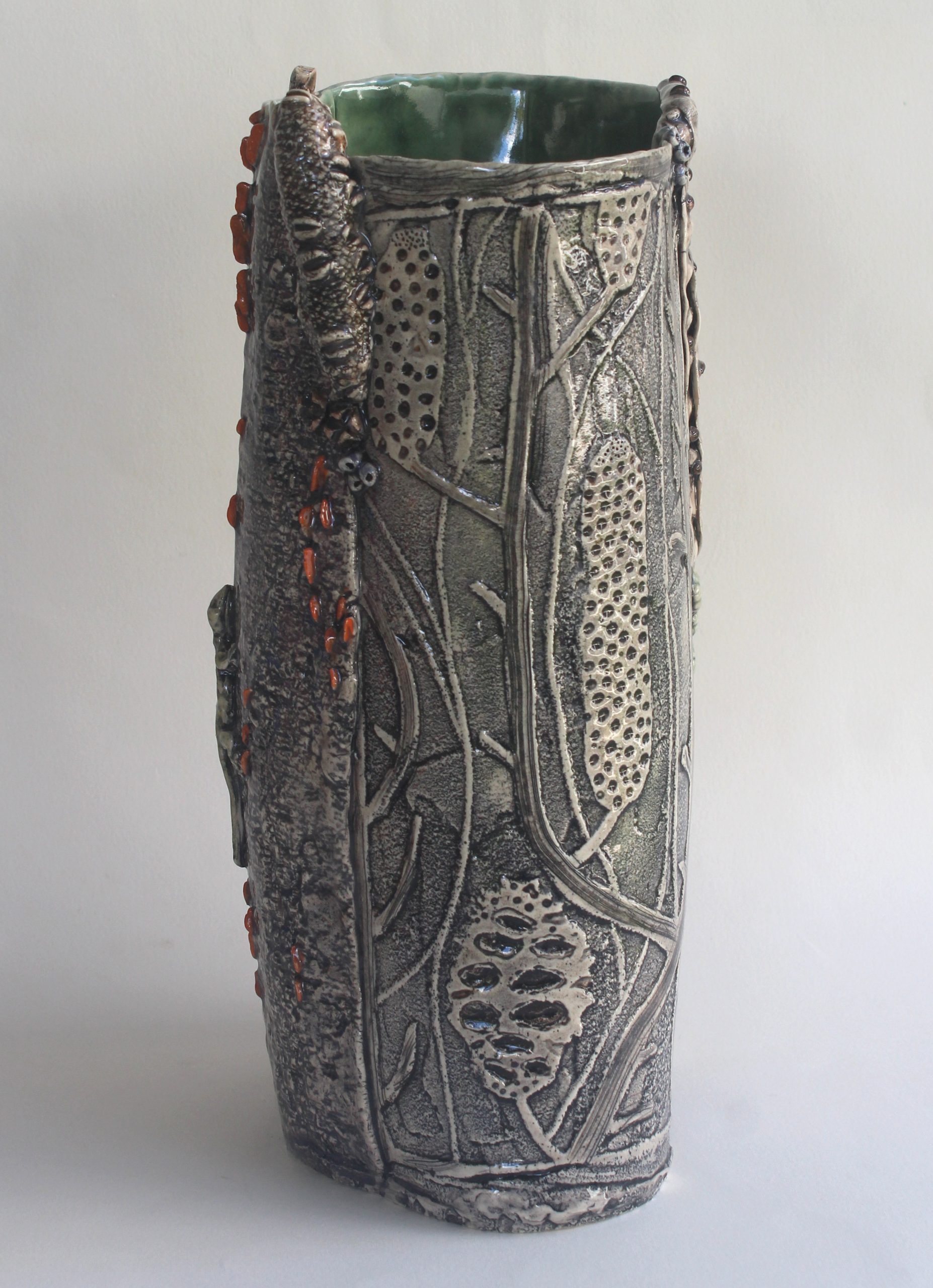 Lizard In The Garden 2 Carol Forster Art Lovers Australia