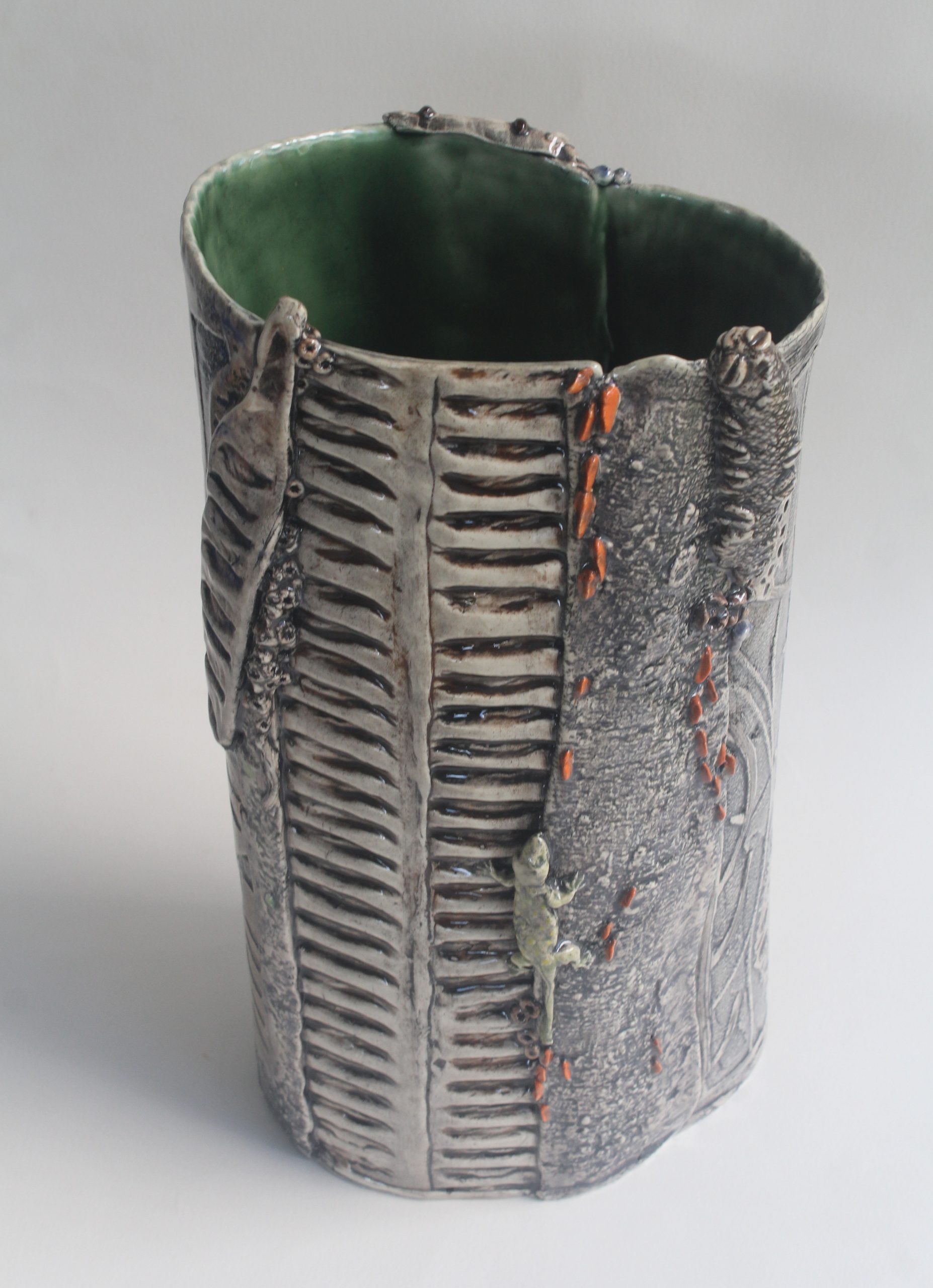 Lizard In The Garden 4 Carol Forster Art Lovers Australia