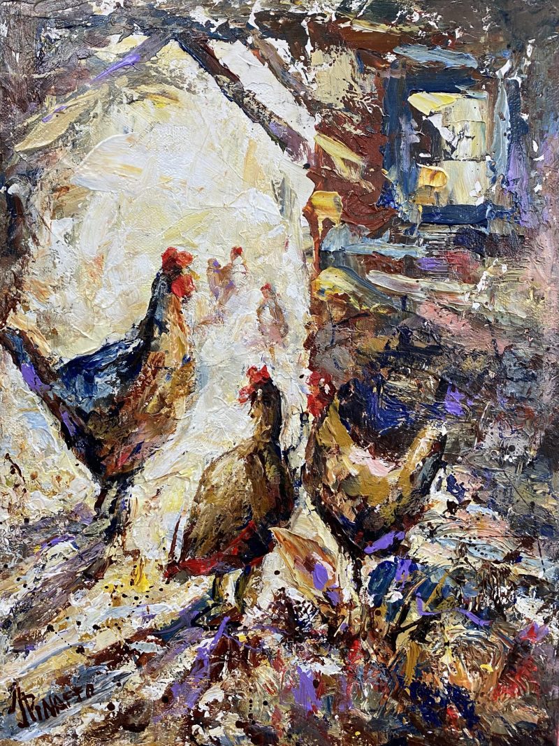 Chooks going on a stroll