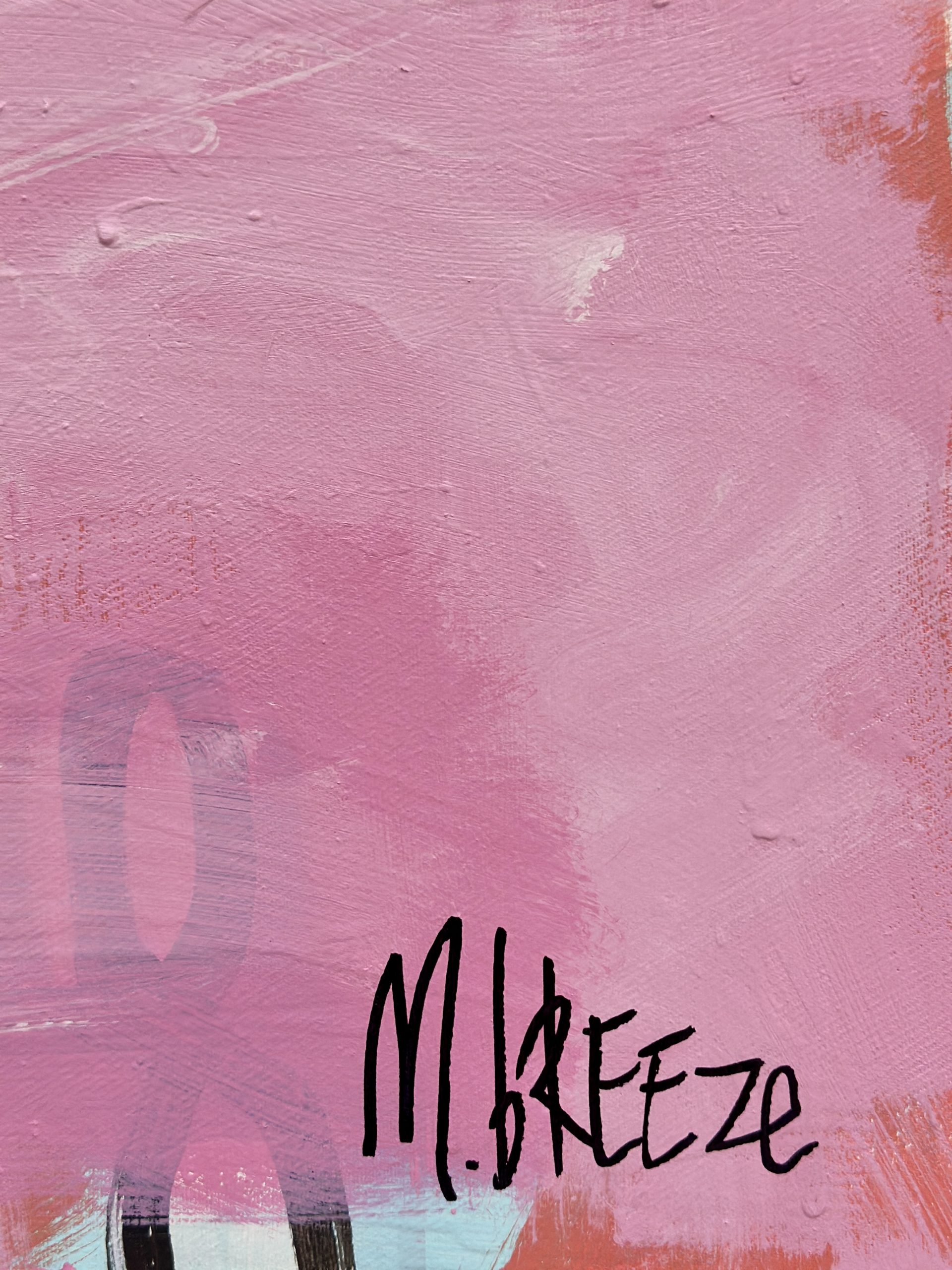 Martin Breeze Red Party Hat Signed