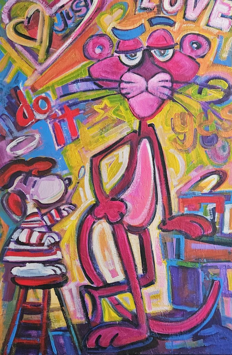 Paint me pink snoopy