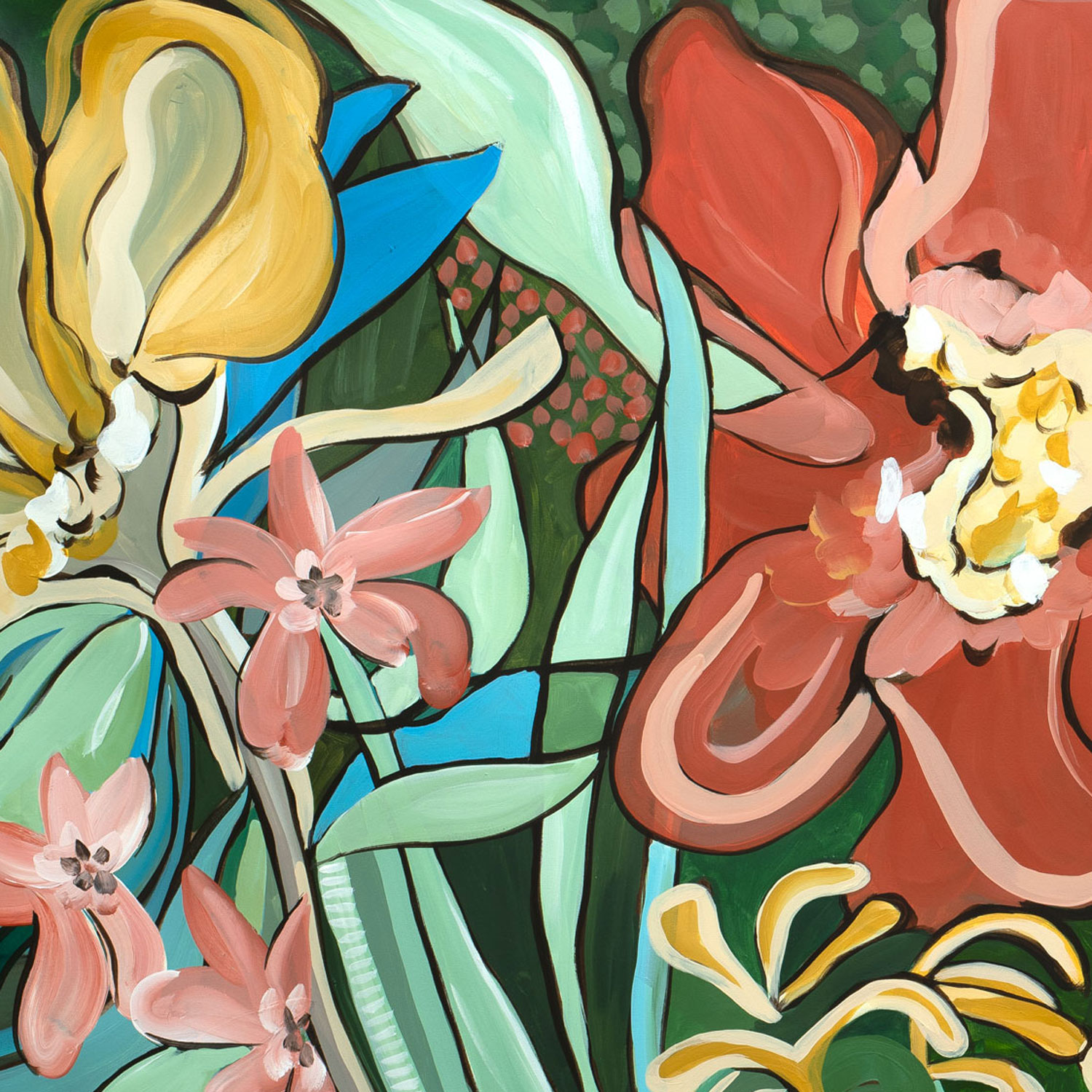 Botanical Wonder Original Art Bby Amber Gittins Crop