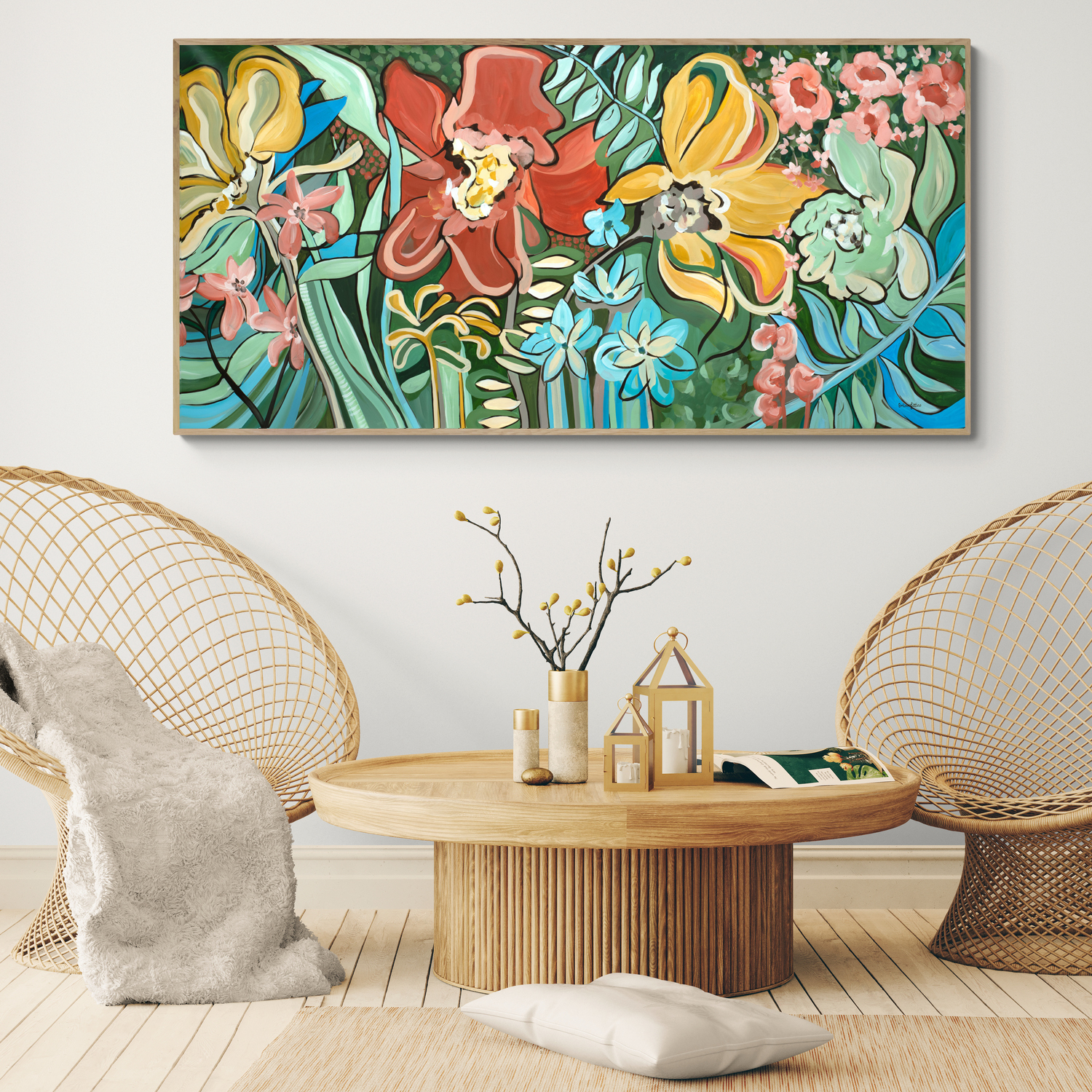 Botanical Wonder Room Interior Wall Art 3