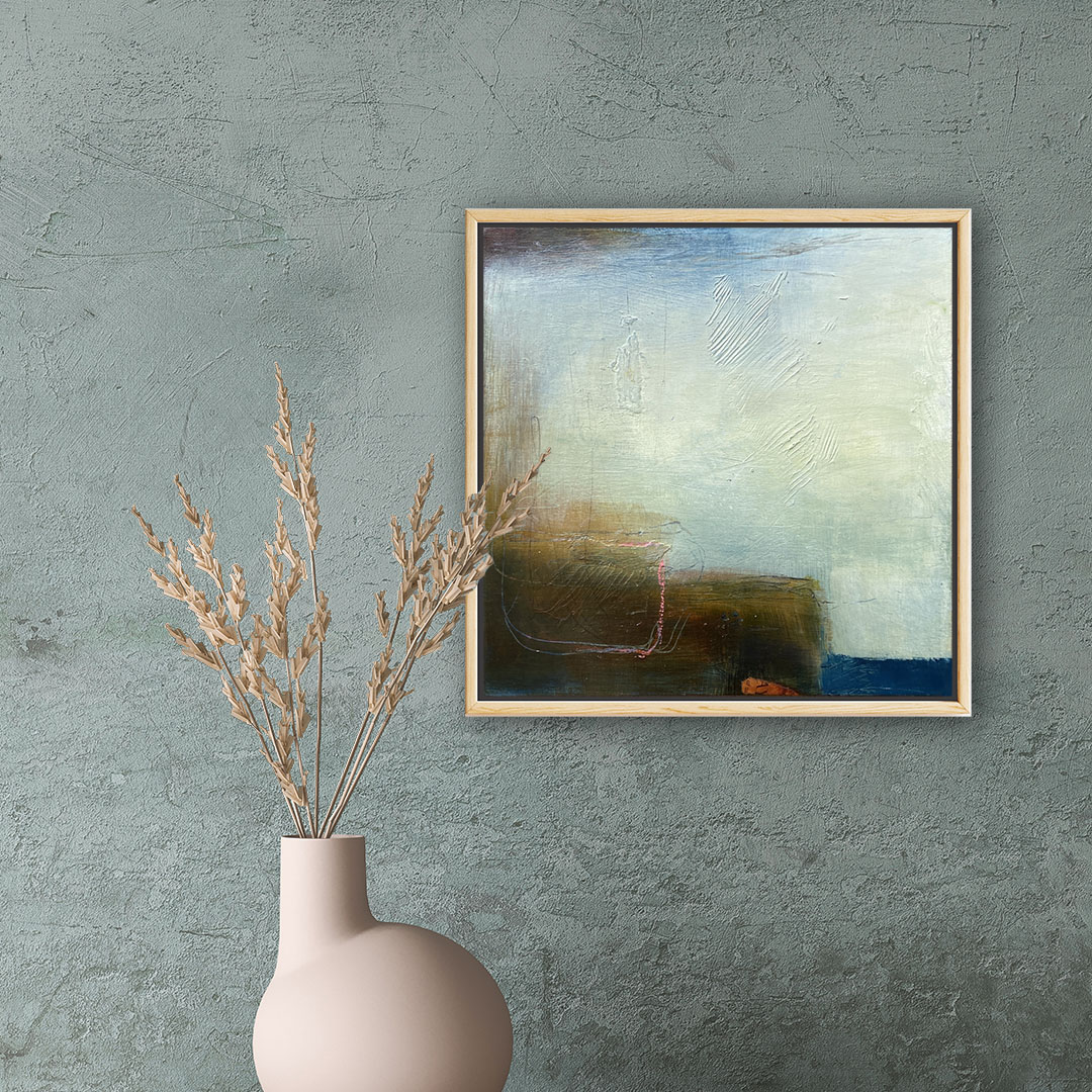 An Odd Perspective On Textured Green Wall