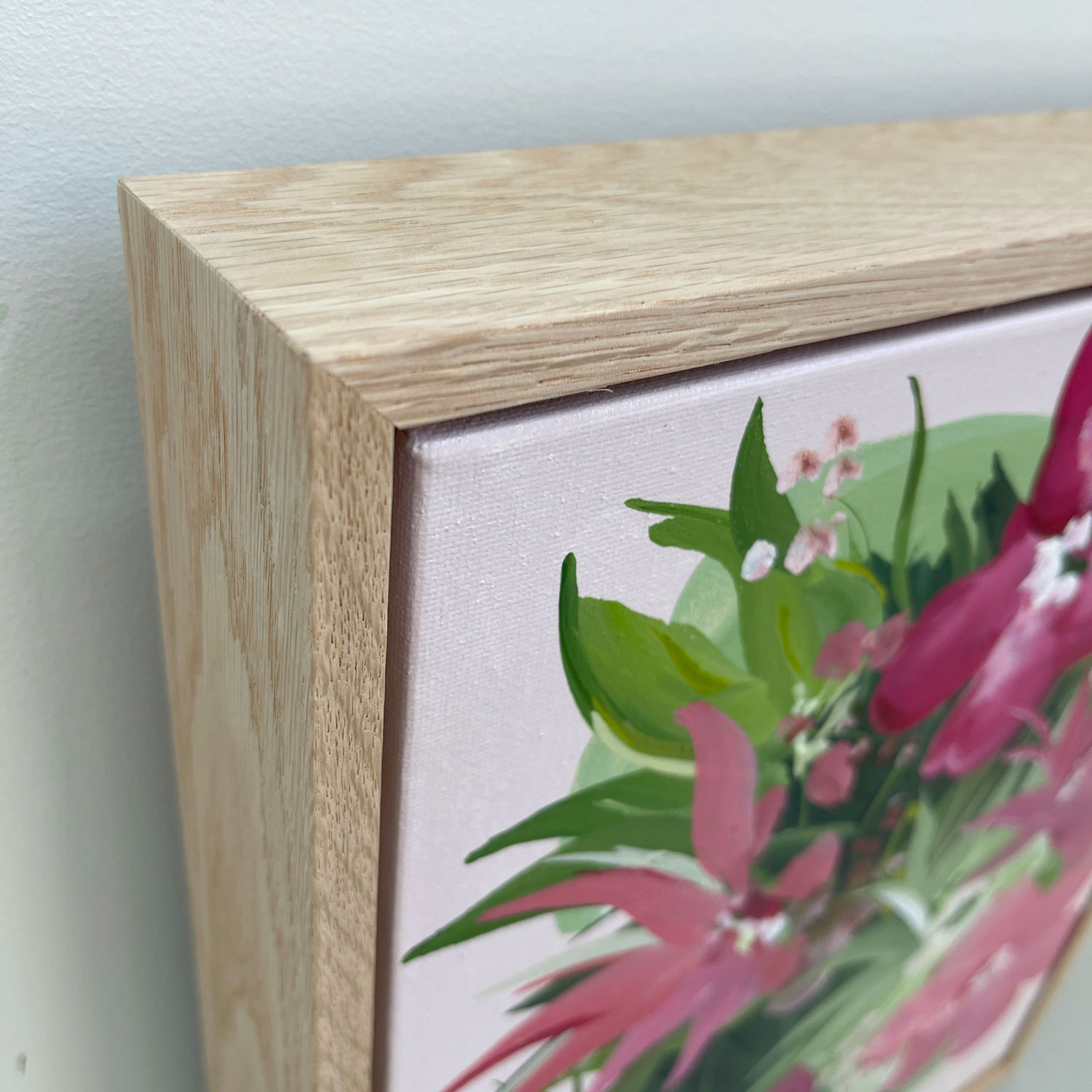 Blushing Holidays Original Art By Amber Gittins Side 1