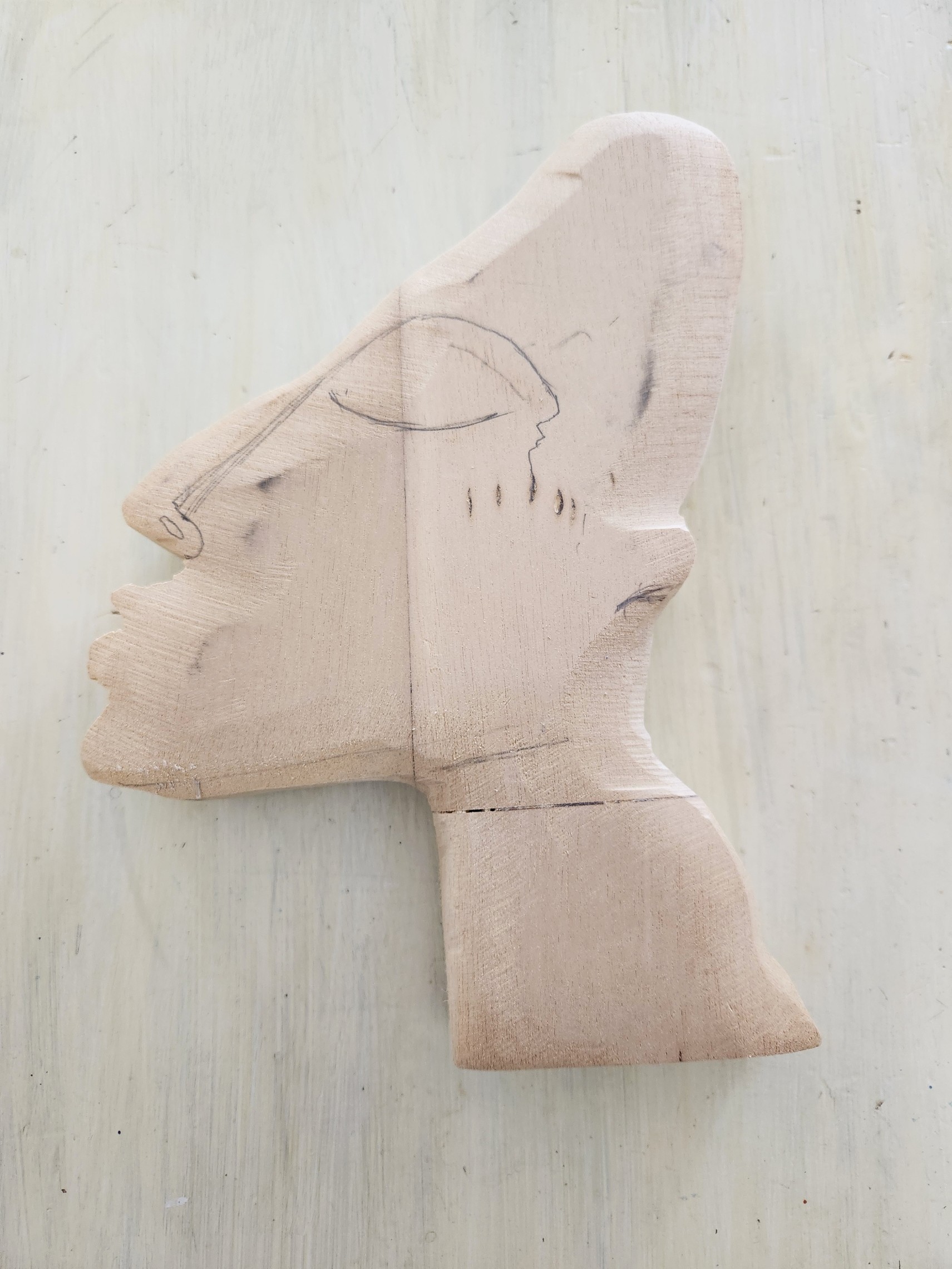 Ancient Warrior By Susanne Bianchi Initial Piece Of Timber