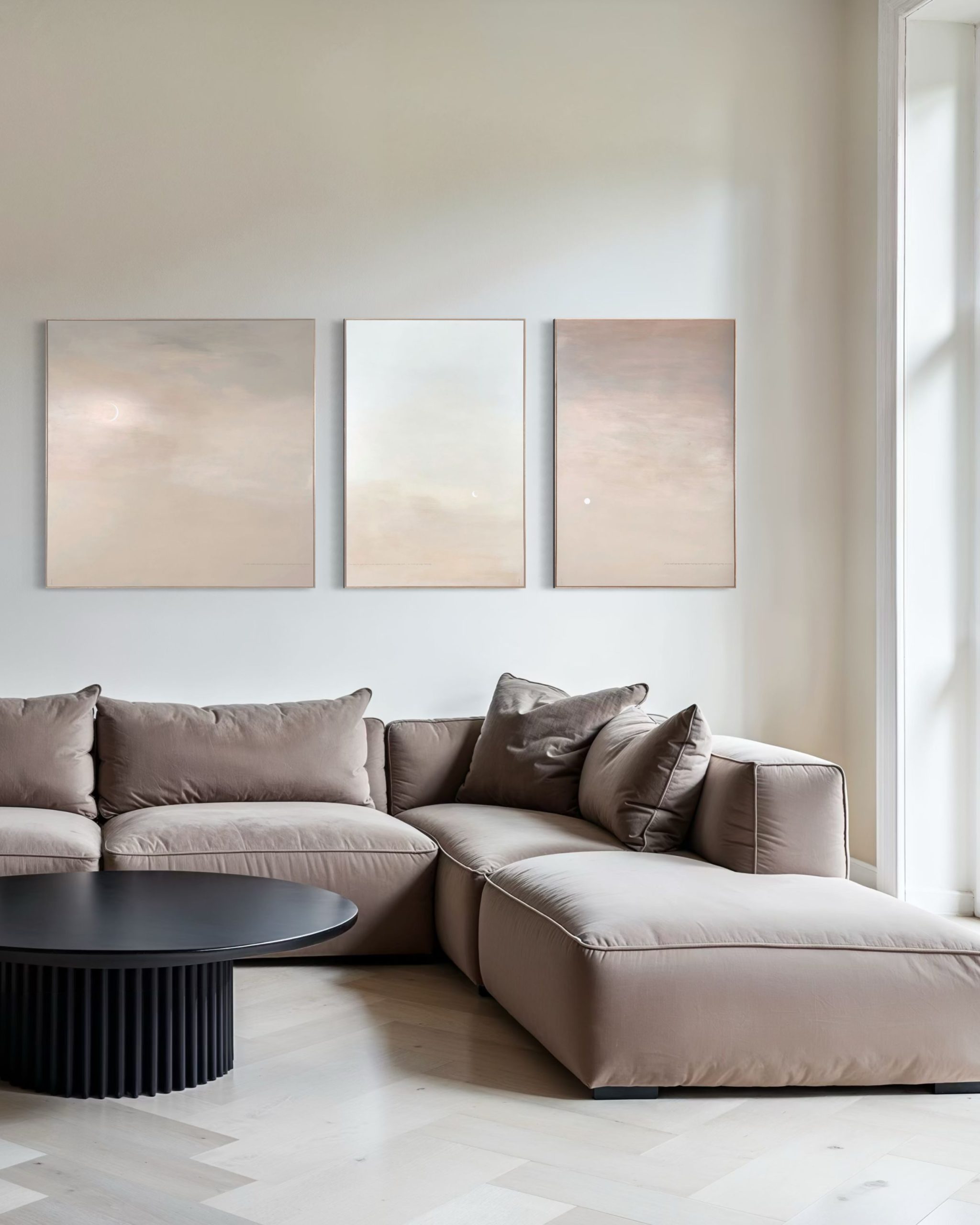 Alignment, Openness, Becoming Sureen Gouws Art Moonscape Gradient Collection Minimalist Abstract Art Painting Interior Design 1 Copy