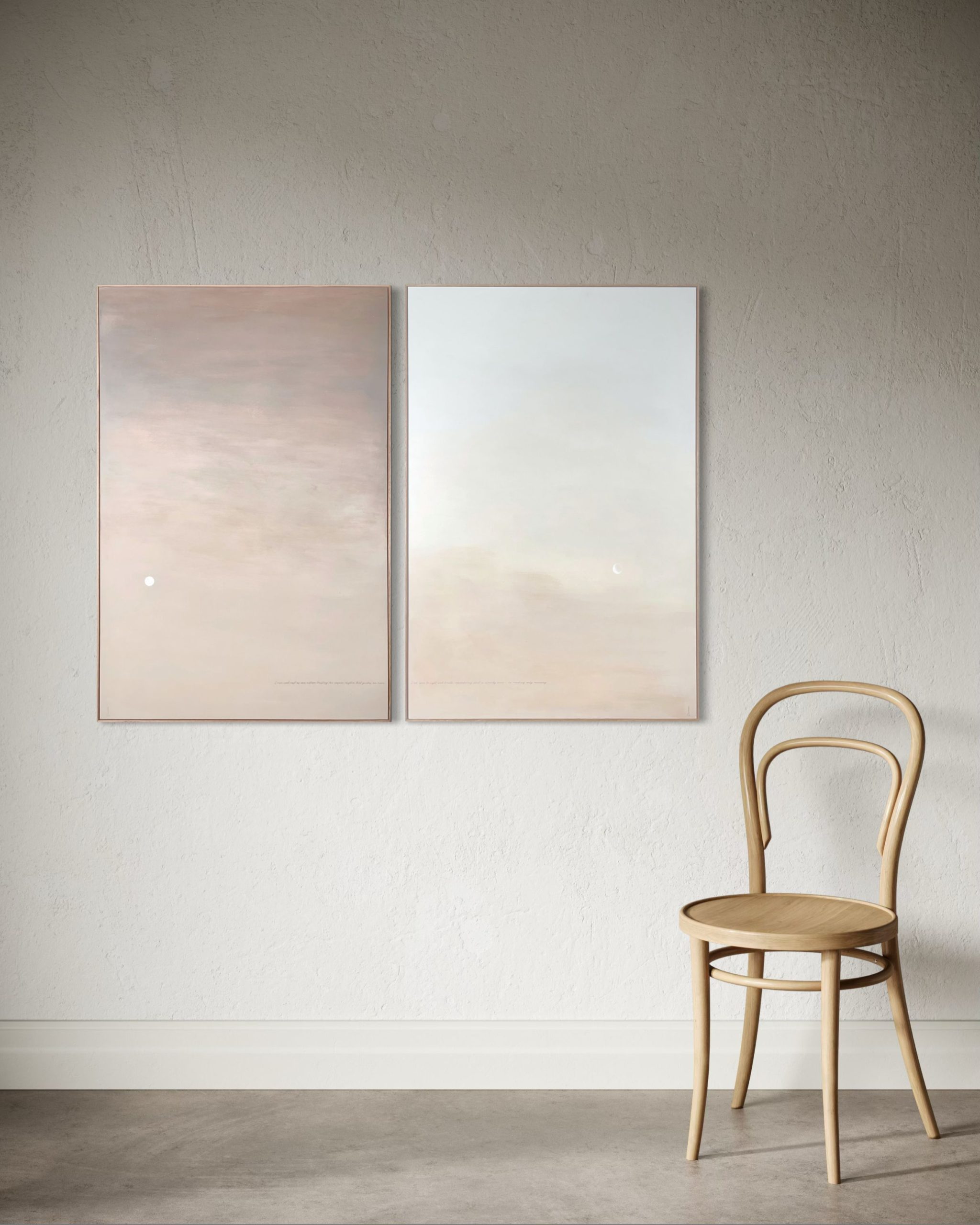 Becoming, Openness Sureen Gouws Art Moonscape Gradient Collection Minimalist Abstract Art Painting Interior Design 2 Copy