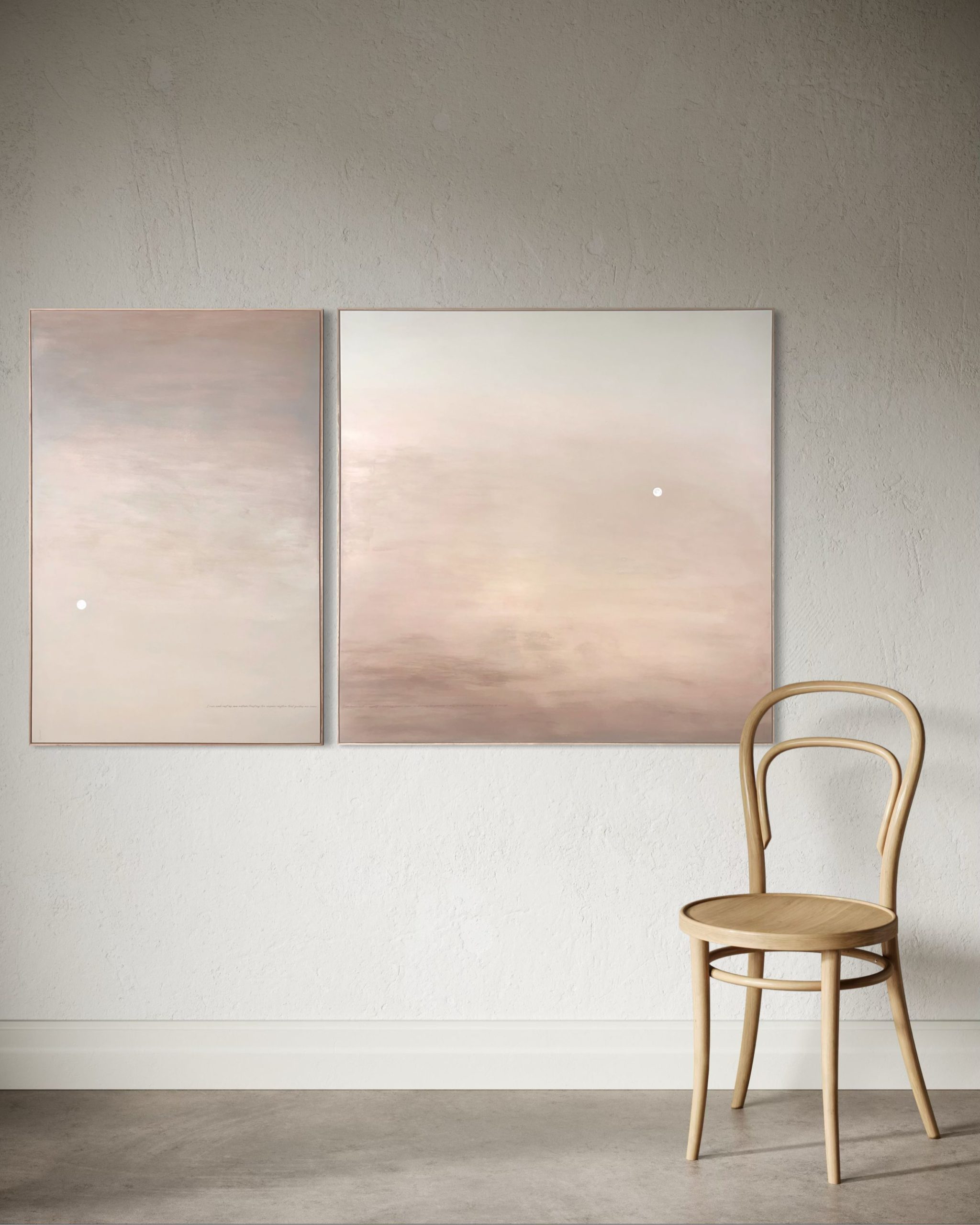 Becoming, Home Sureen Gouws Art Moonscape Gradient Collection Minimalist Abstract Art Painting Interior Design 3 Copy