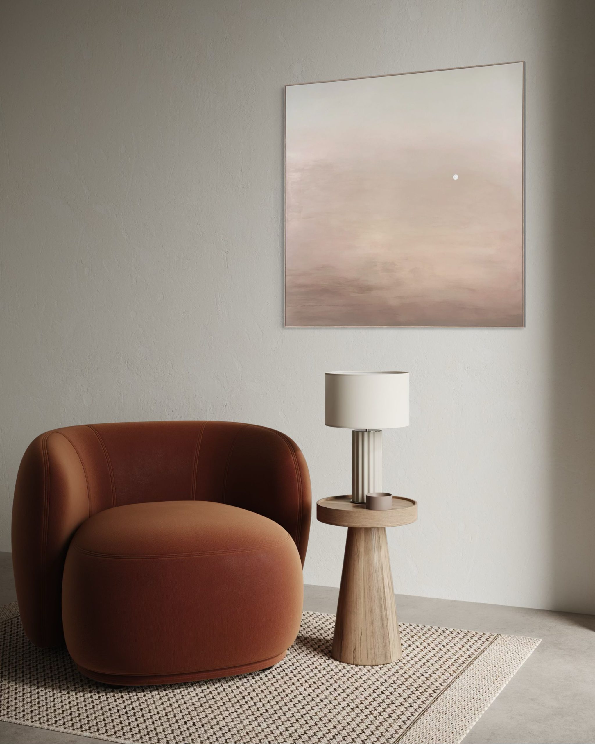 Home Sureen Gouws Art Moonscape Gradient Collection Minimalist Abstract Art Painting Interior Design 7