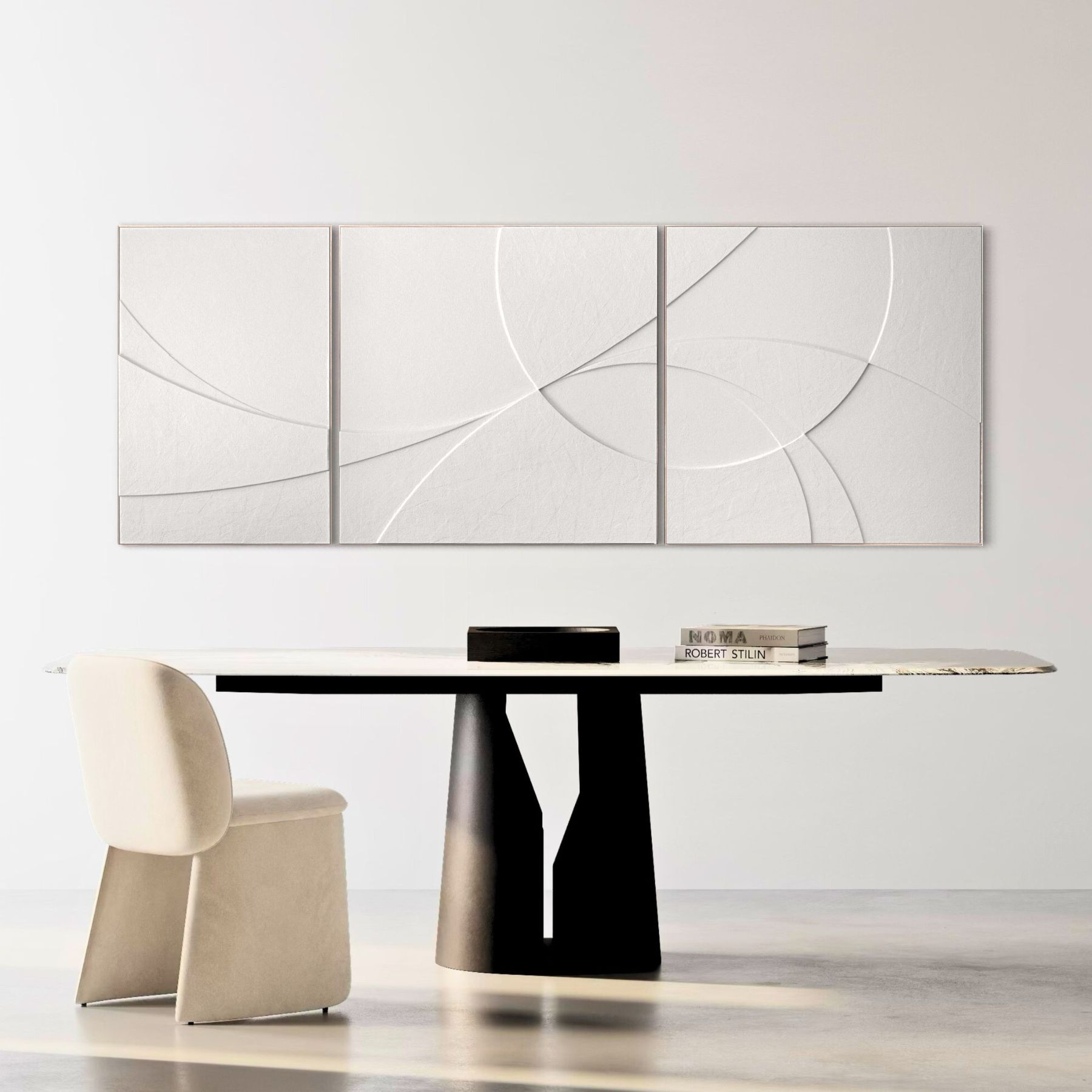 Over The Moon Ltd Edition Sureen Gouws Art Wall Sculpture Minimalistic Texture Seashell Interior Design Lounge 2