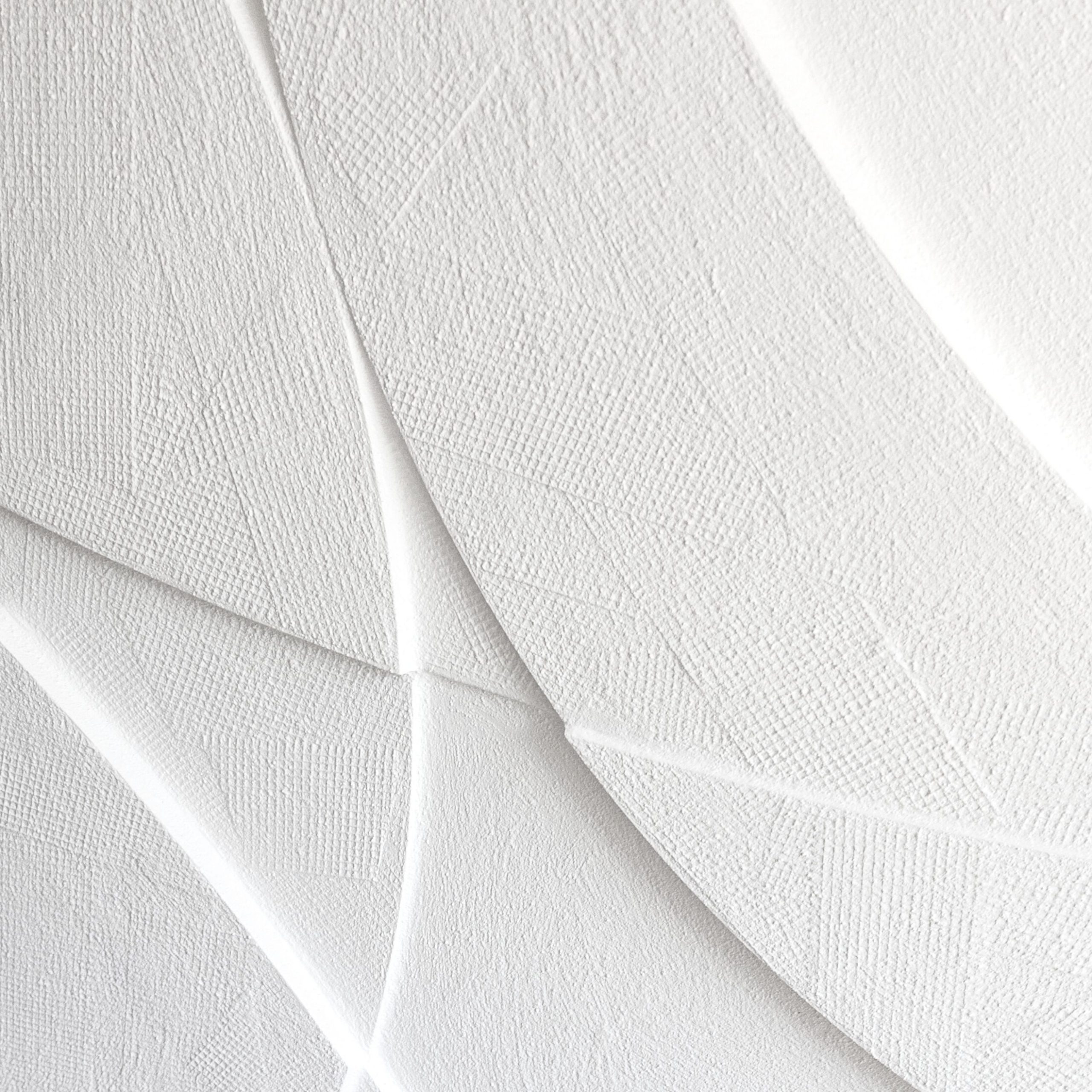 Dusk And Dawn Ltd Edition Sureen Gouws Art Wall Sculpture Minimalistic Texture Natural White Detail 1