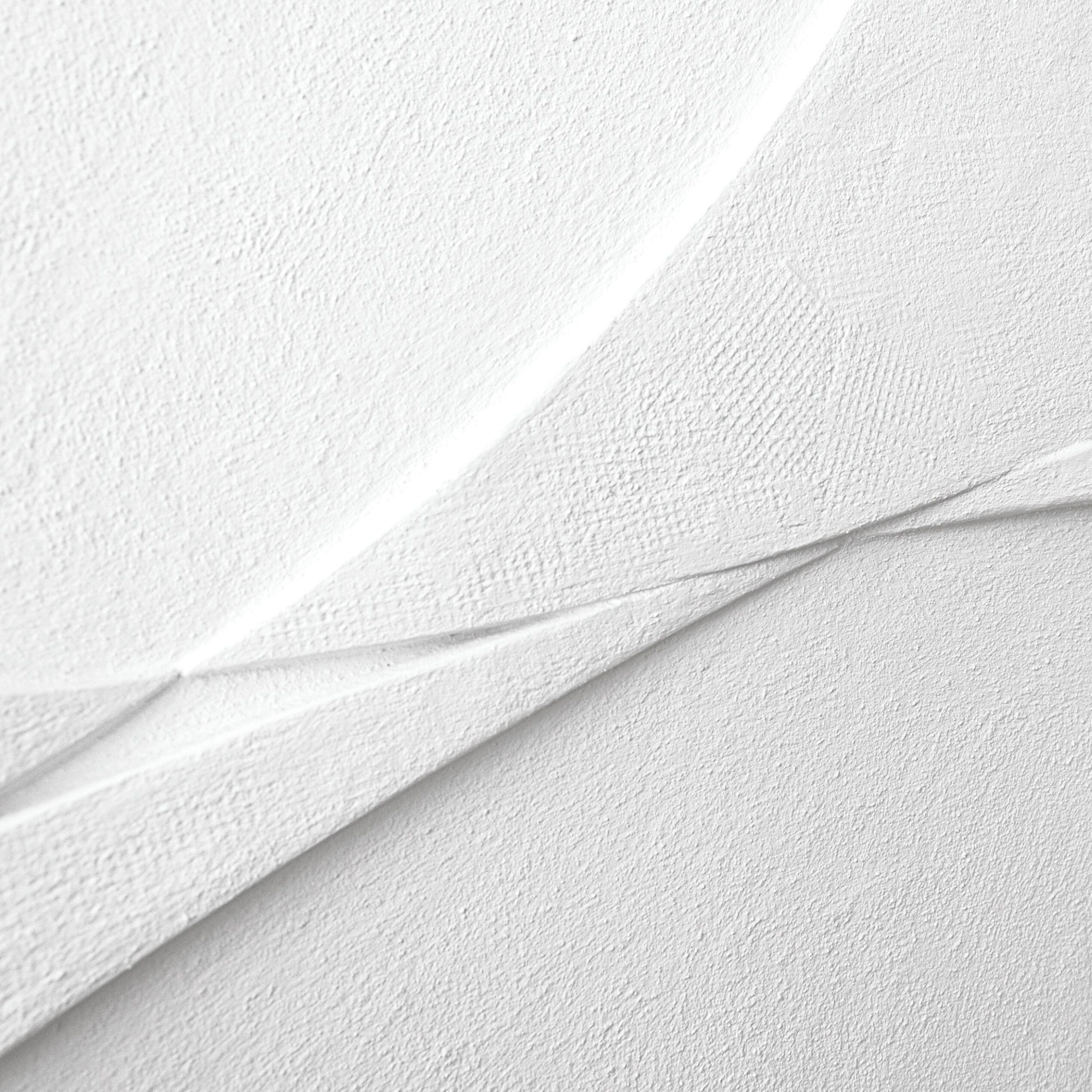 Twilight Ltd Edition Sureen Gouws Art Wall Sculpture Minimalistic Texture Natural White Detail 2