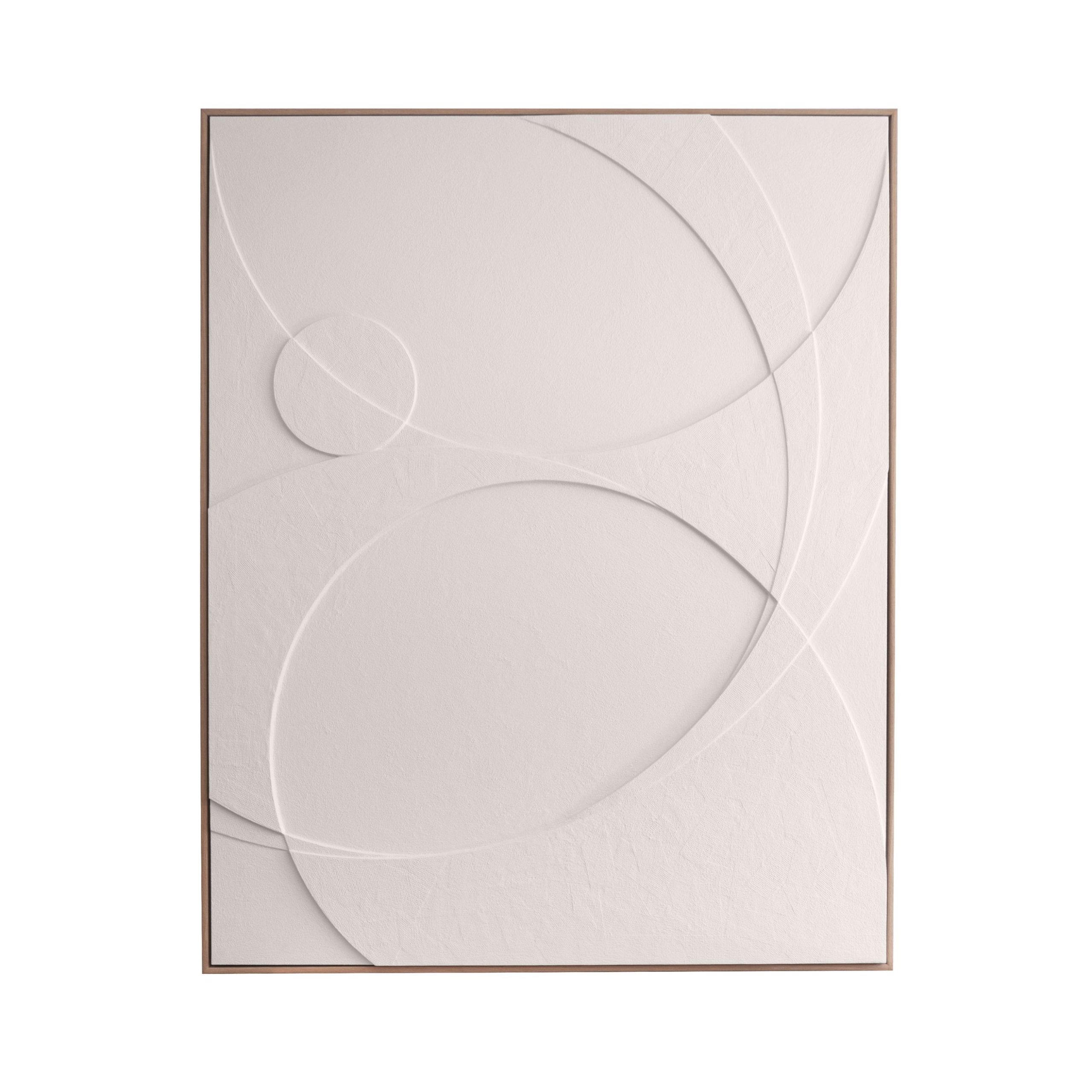 Morning Star Ltd Edition Sureen Gouws Art Wall Sculpture Minimalistic Texture Natural White Product
