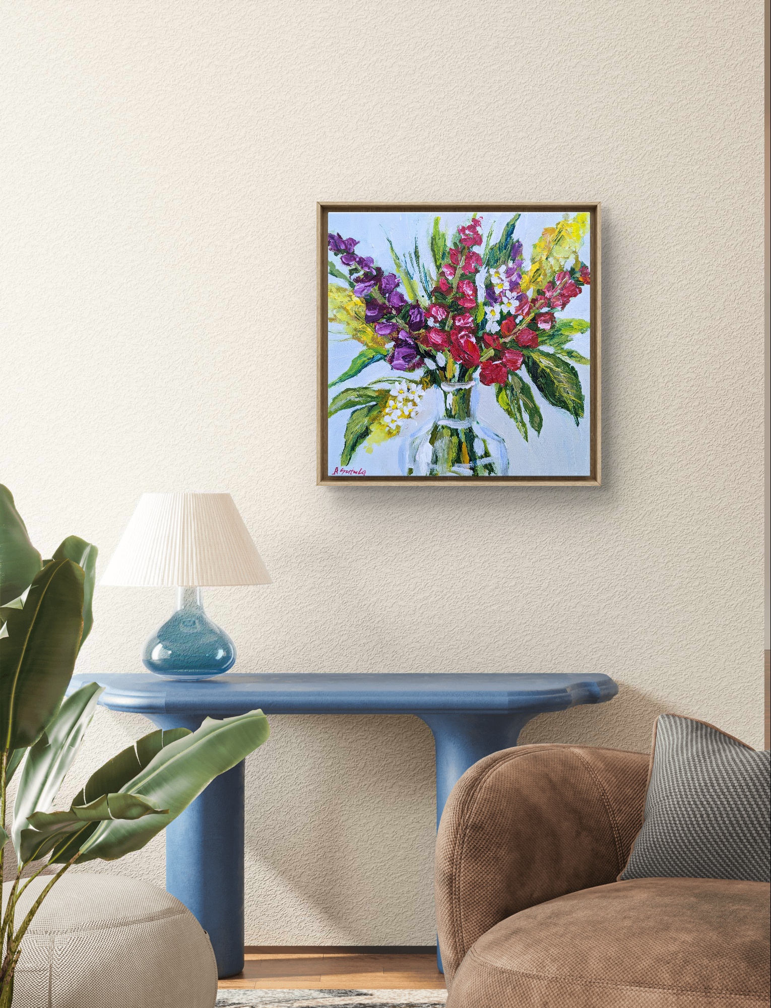 Blooming Snapdragons Wall Decor