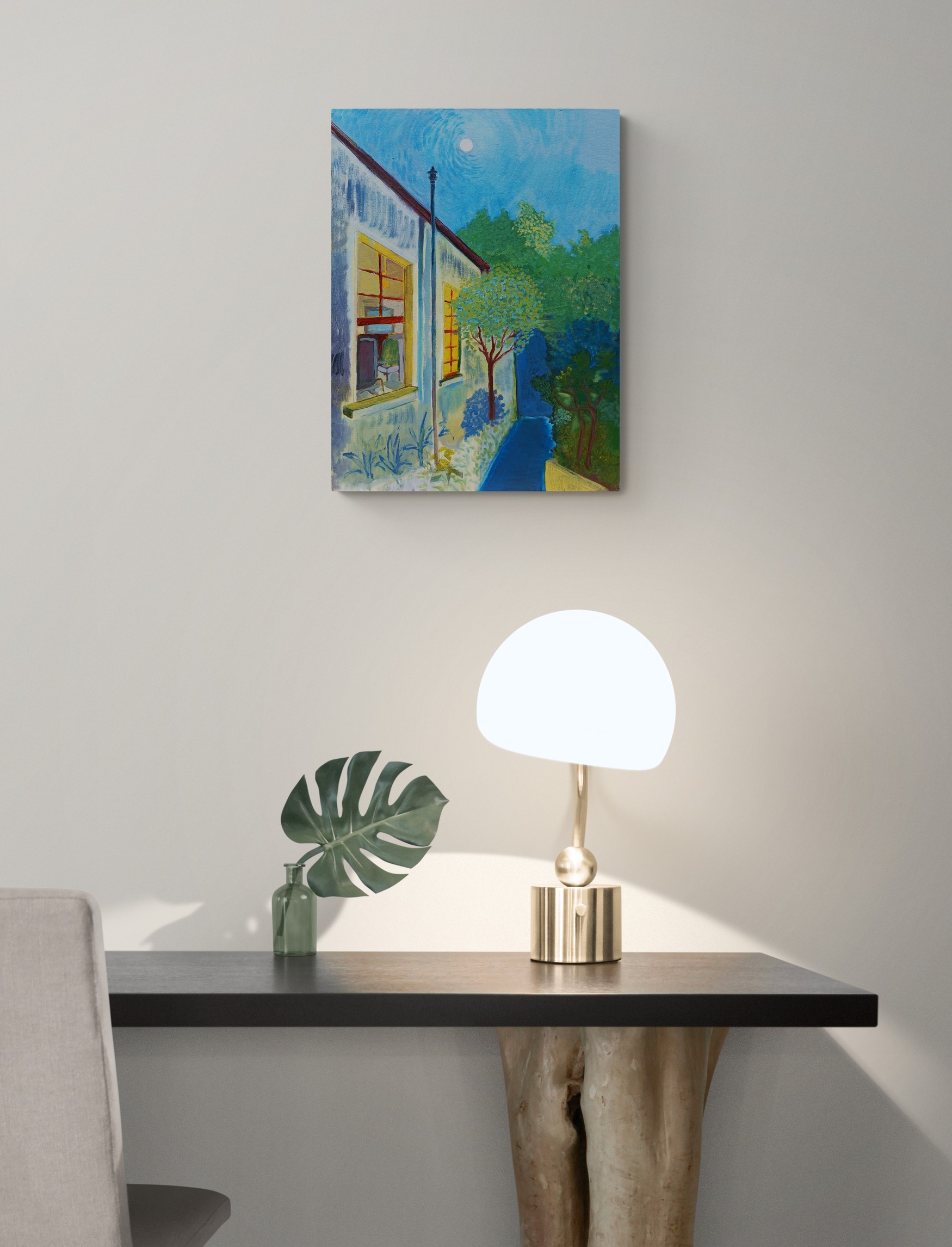 Work From Home Tree Trunk Desk (1)