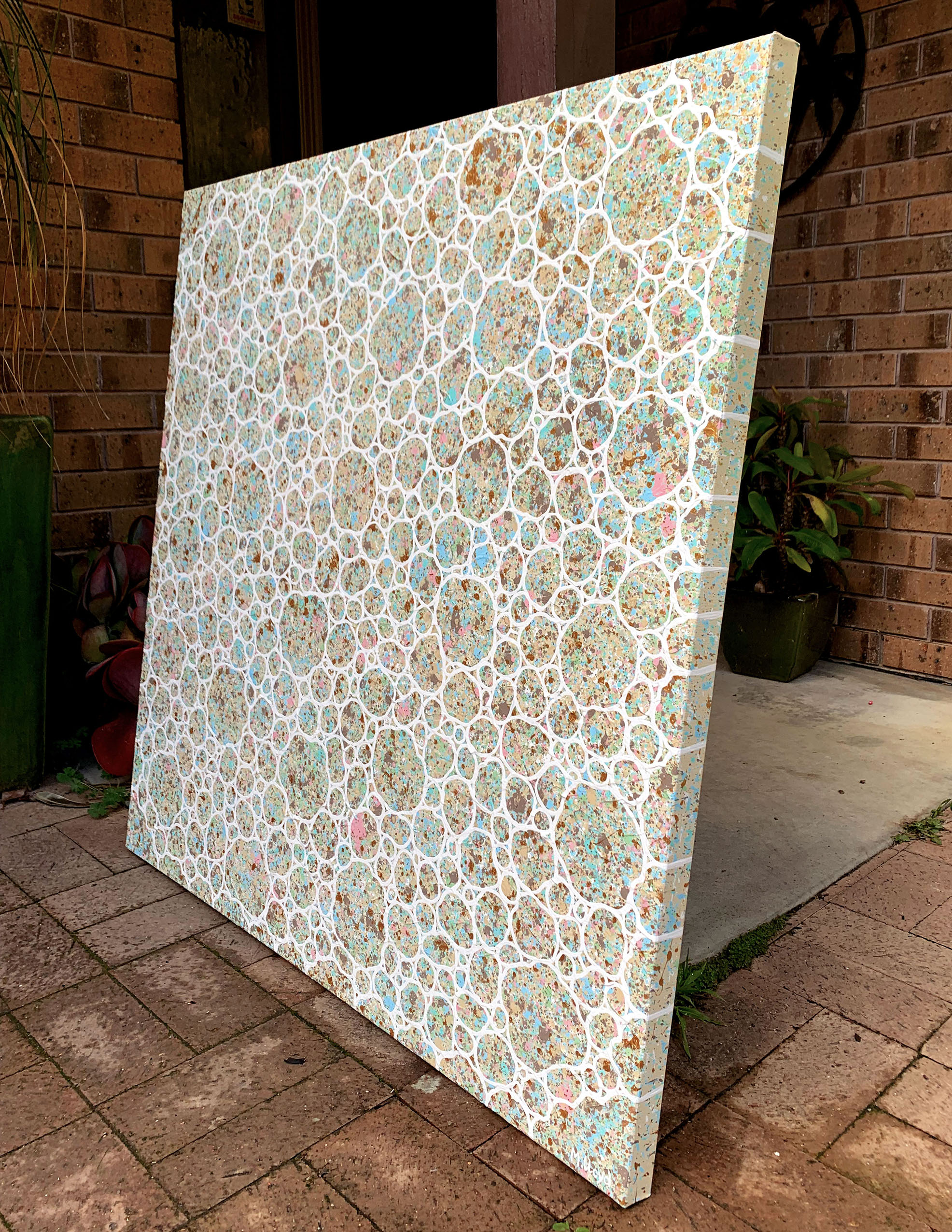 Edges Beach Pebbles Textured Abstract Miranda Lloyd Artist Bluethumb