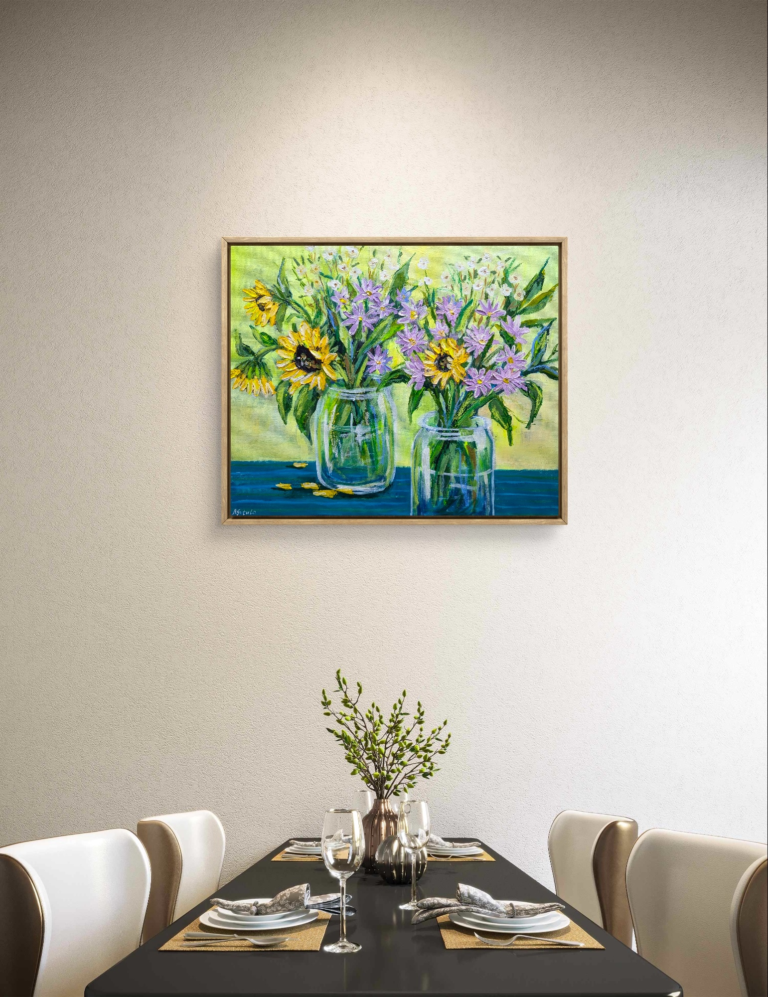 Floral Duet Wall Decor