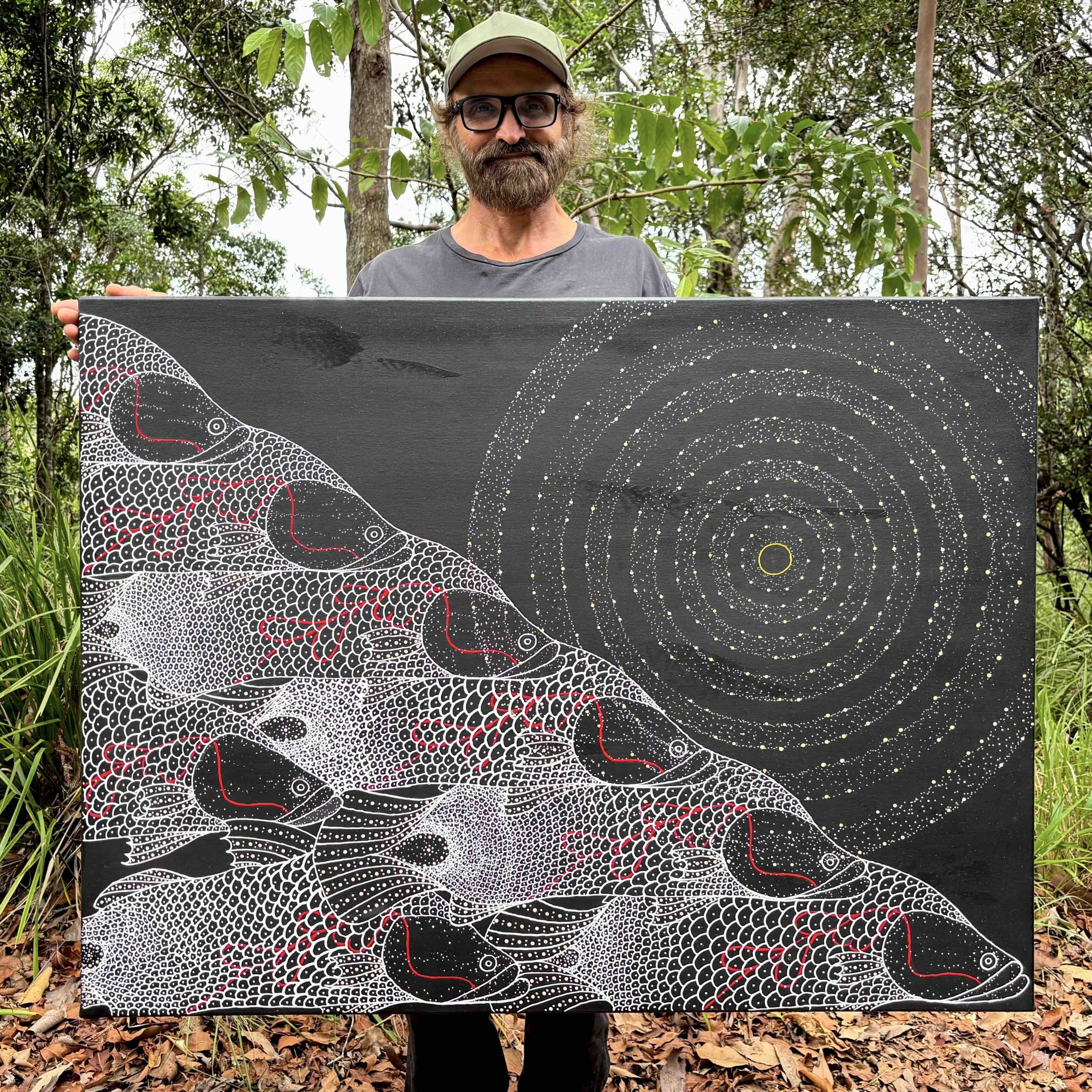 Mallakarra Barramundi Anthony Walker Milbi Designs Aboriginal Art Artist