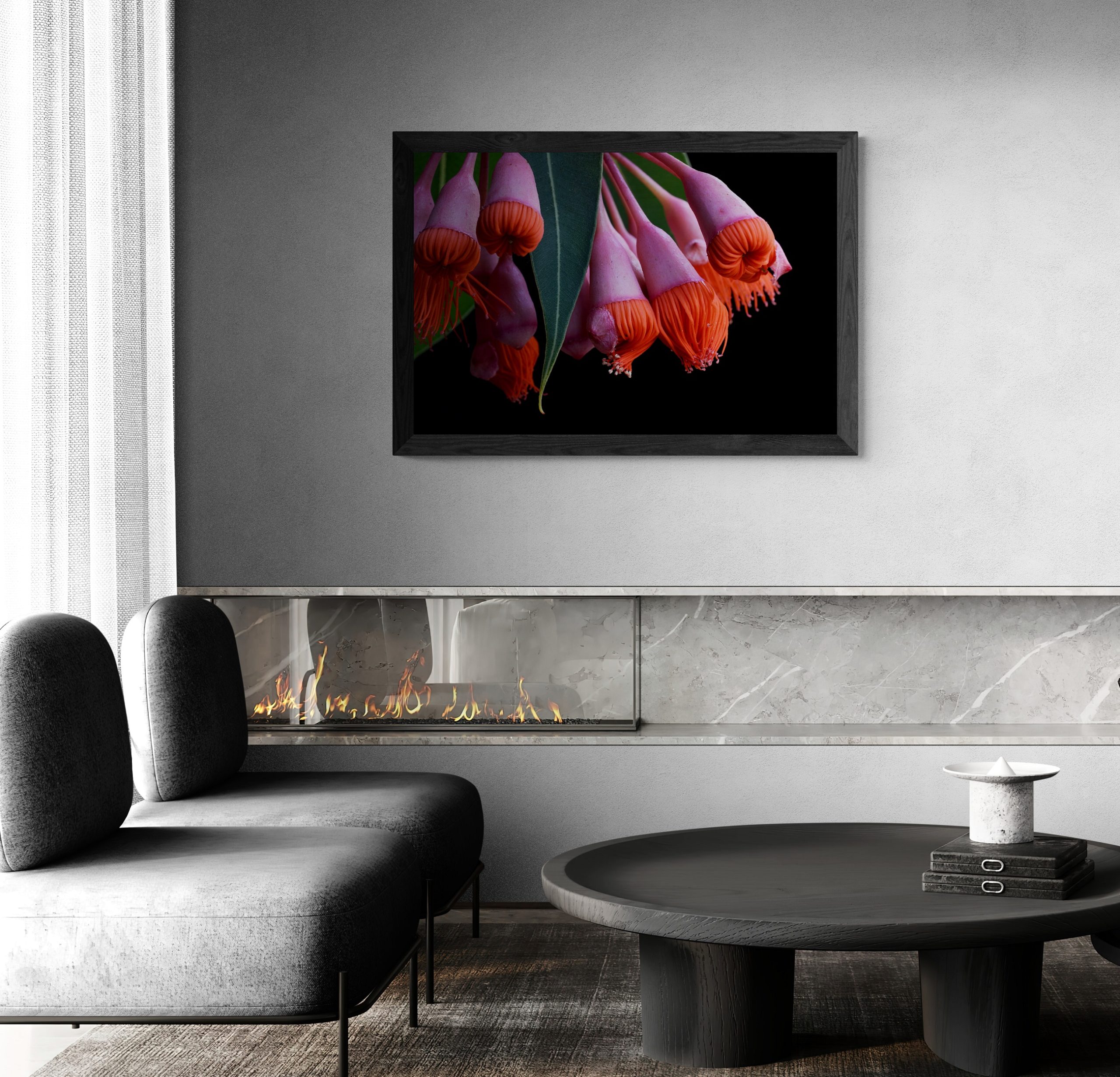 Bright Modern Living Room With Gas Fireplace (3)